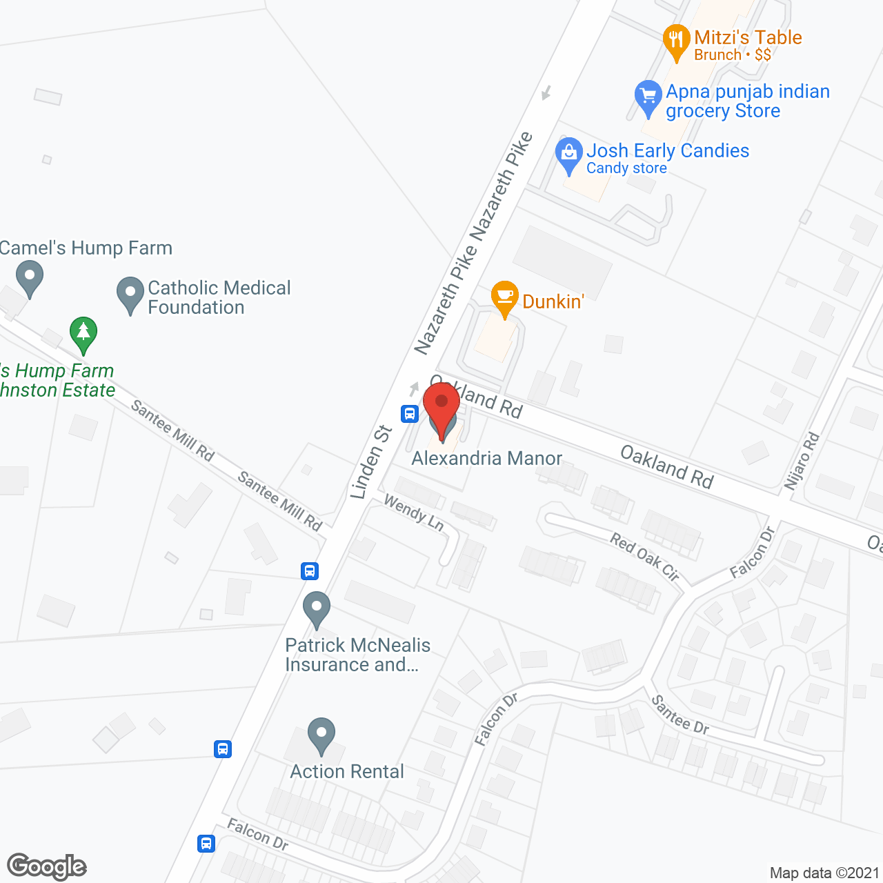 Alexandria Manor Senior Living Center in google map