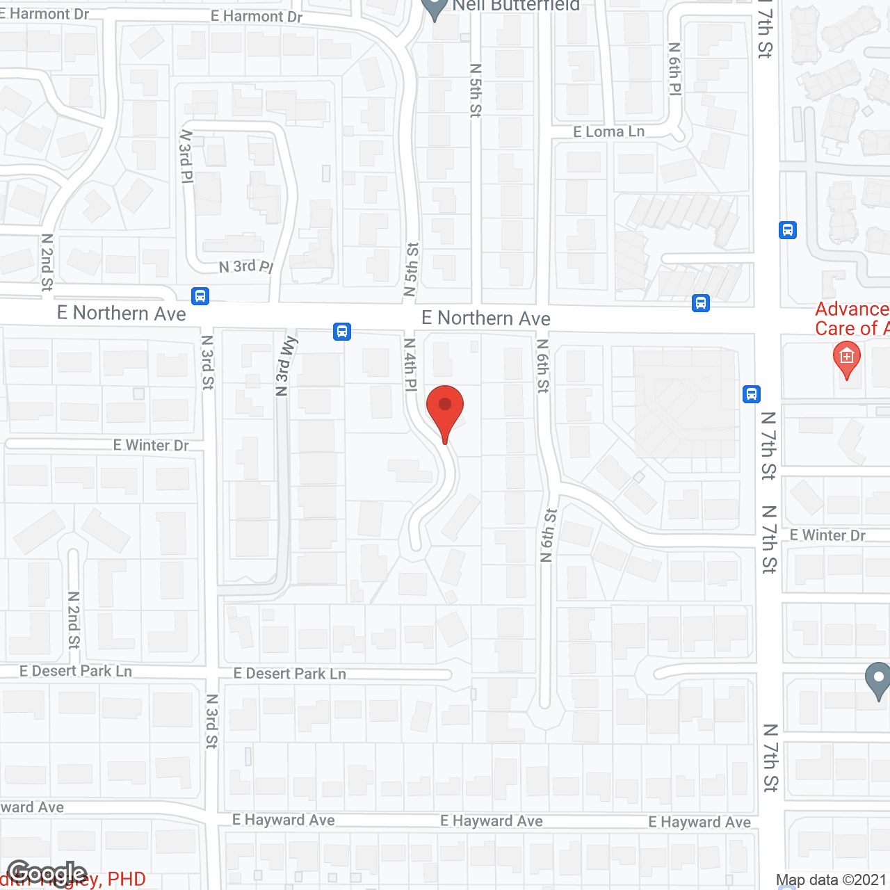 Arizona Elderly Care Home in google map