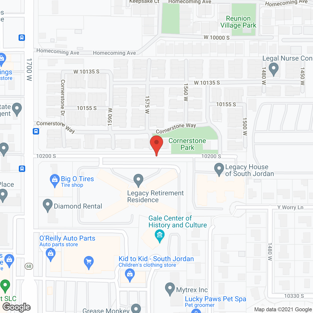 Legacy House Assisted Living of South Jordan in google map