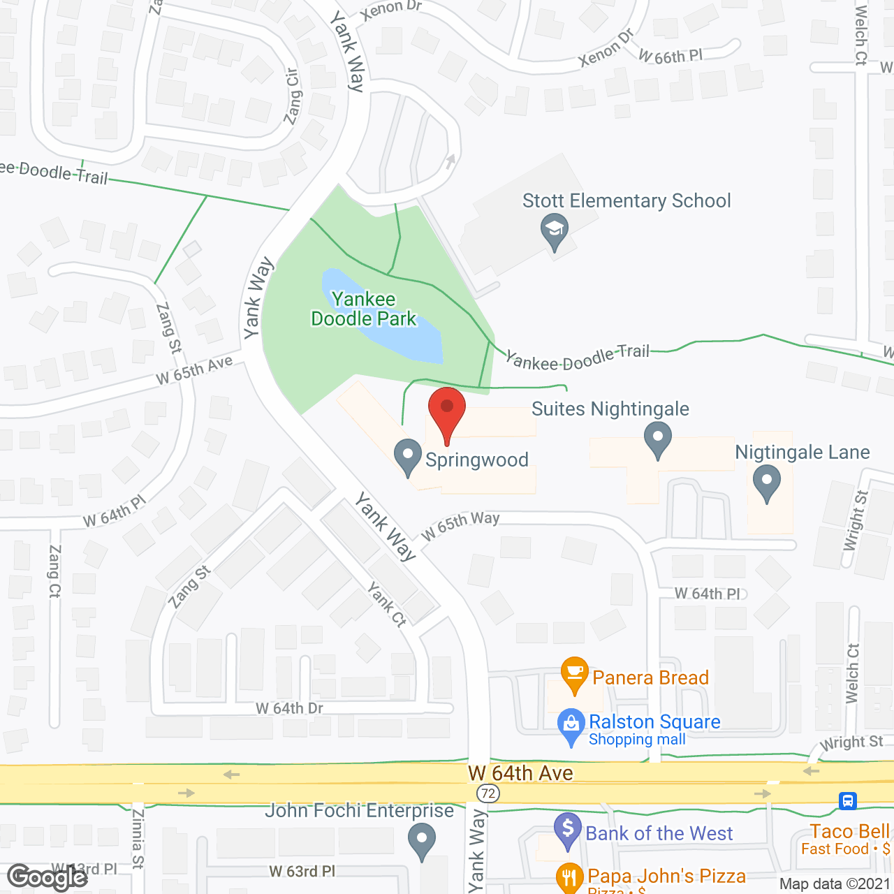 Springwood Retirement Campus in google map
