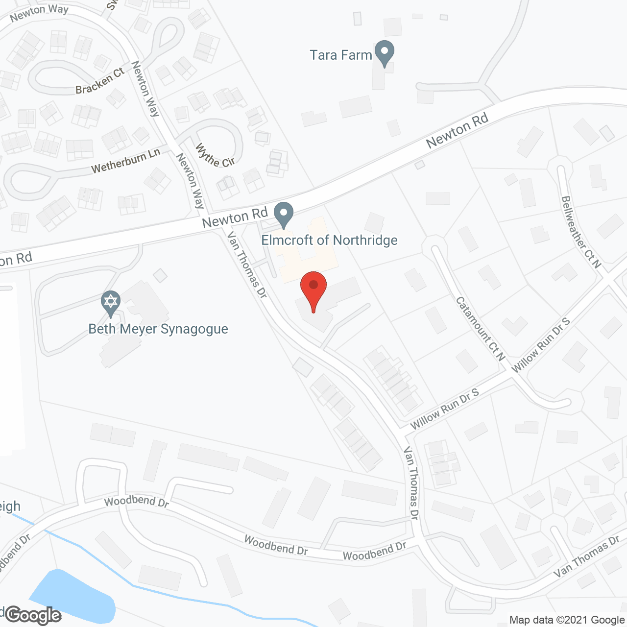 TerraBella Northridge in google map