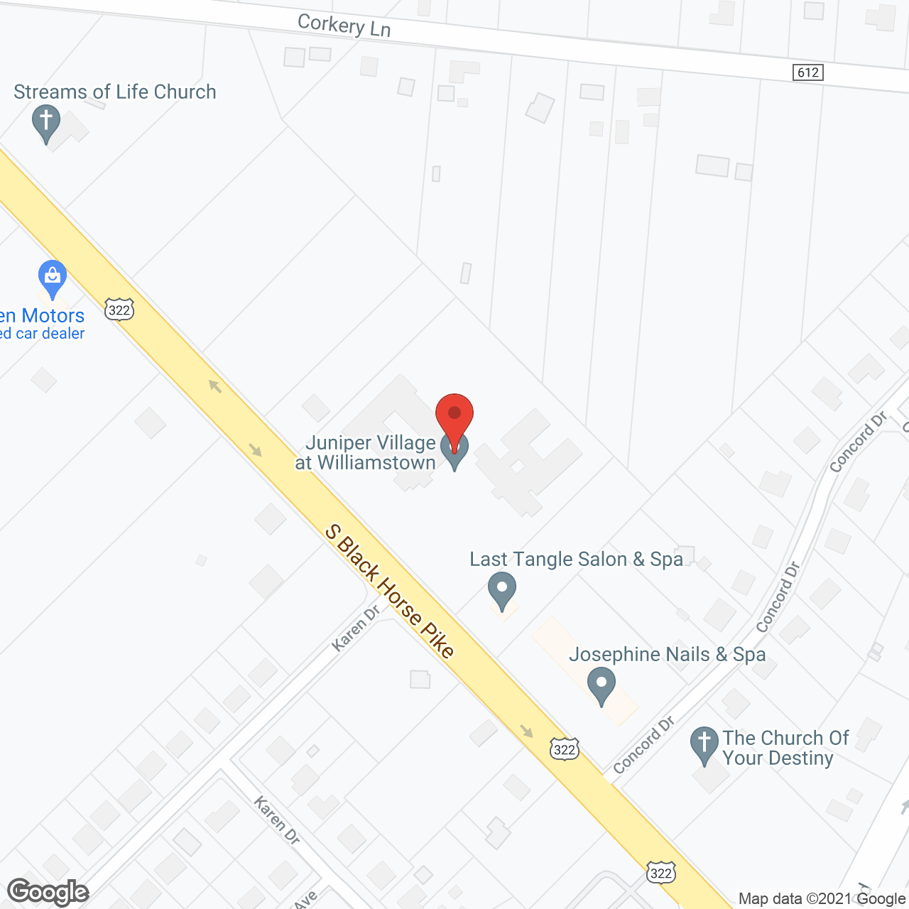Juniper Village at Williamstown in google map