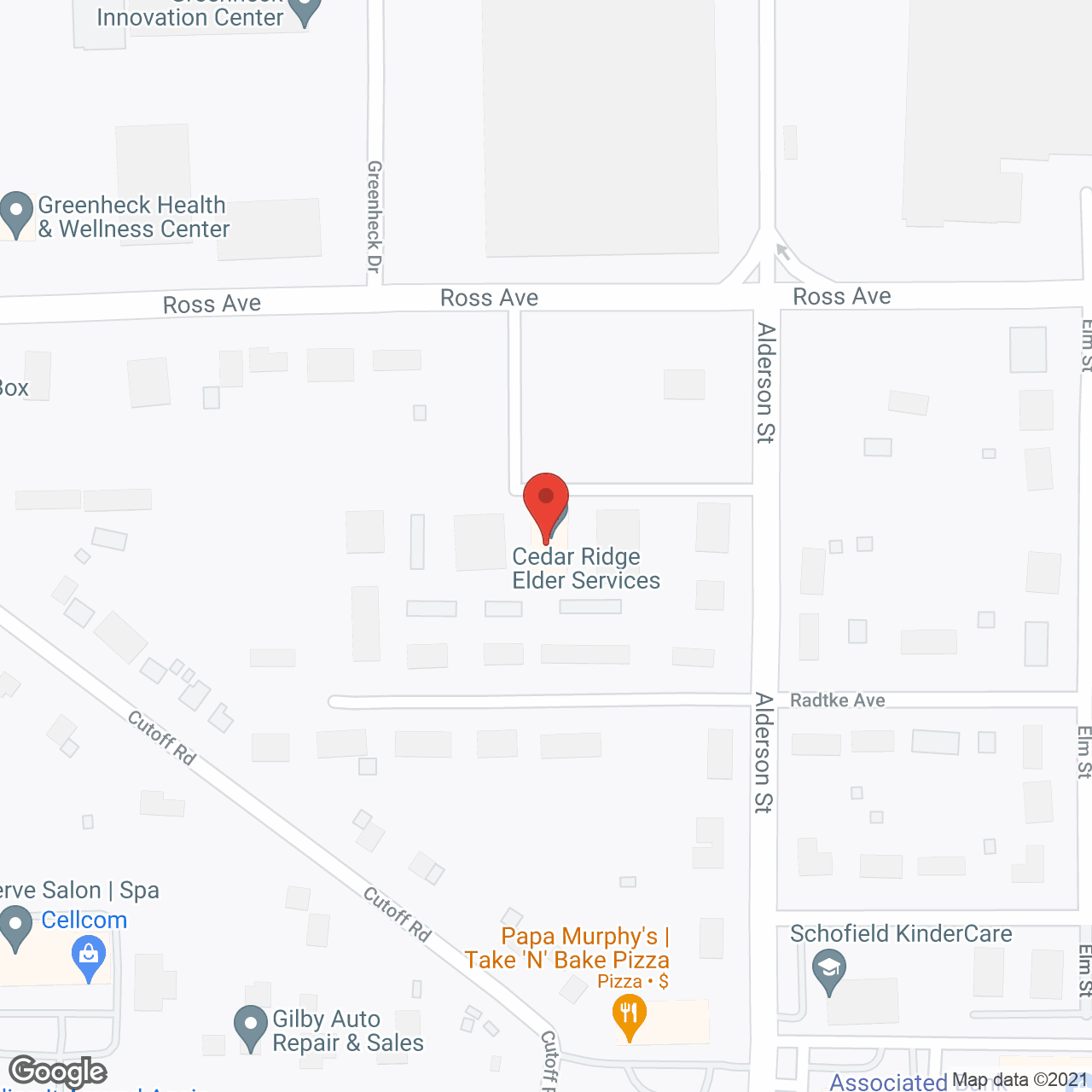 Cedar Ridge V in google map