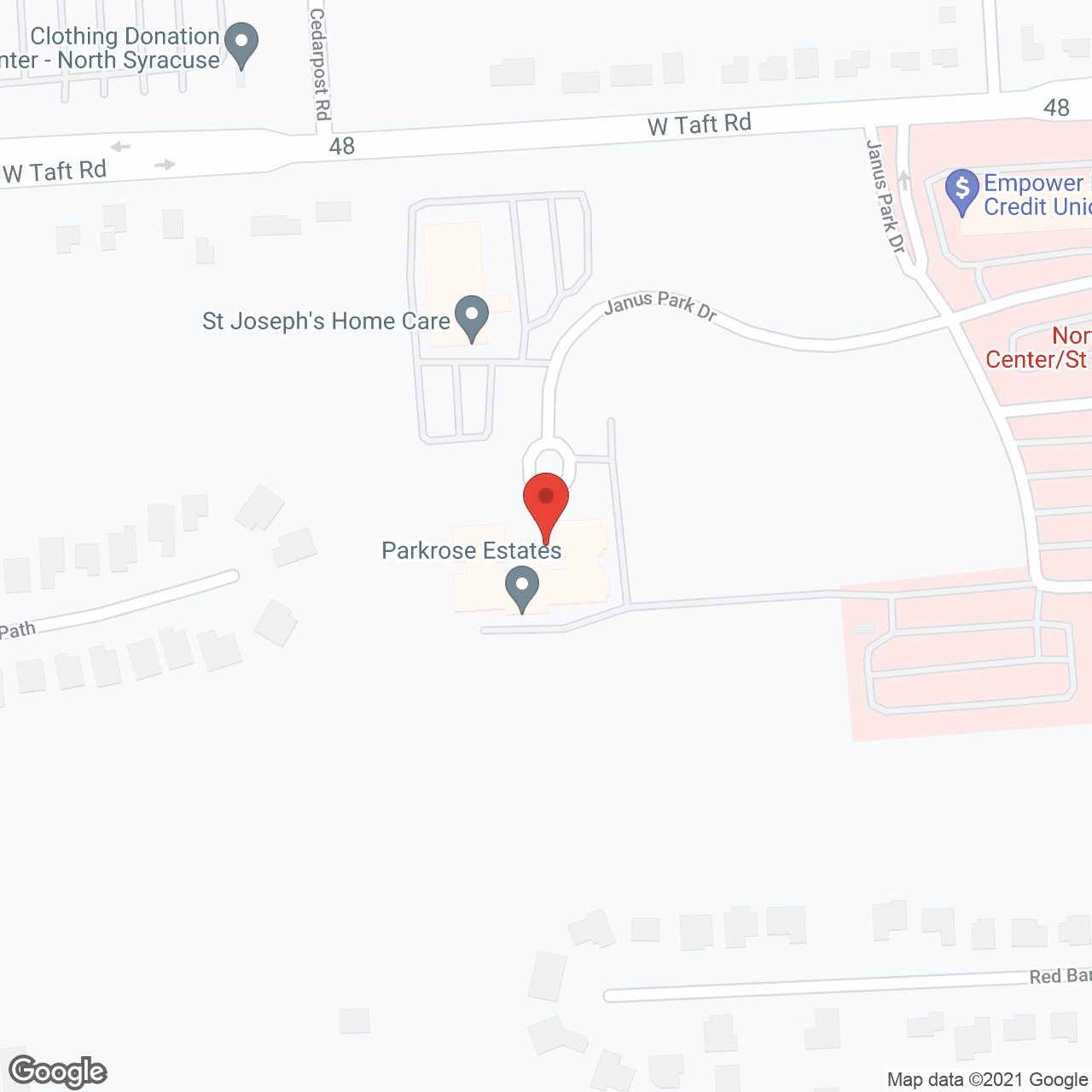 Parkrose Estates in google map