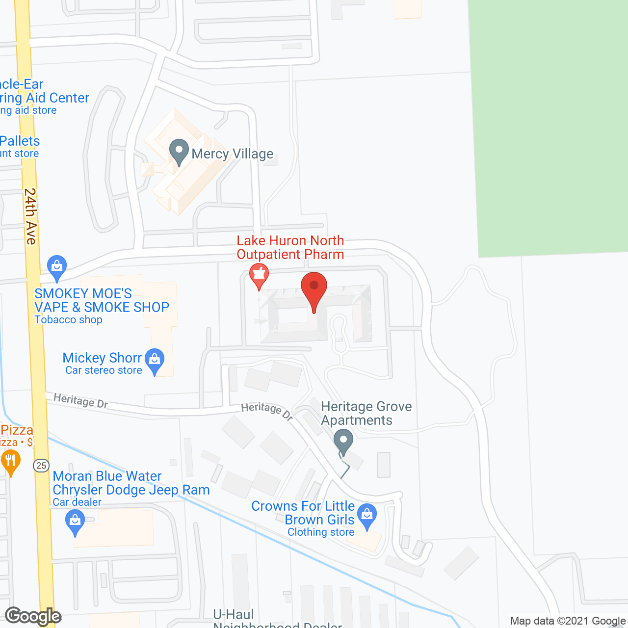 Mercy Village in google map
