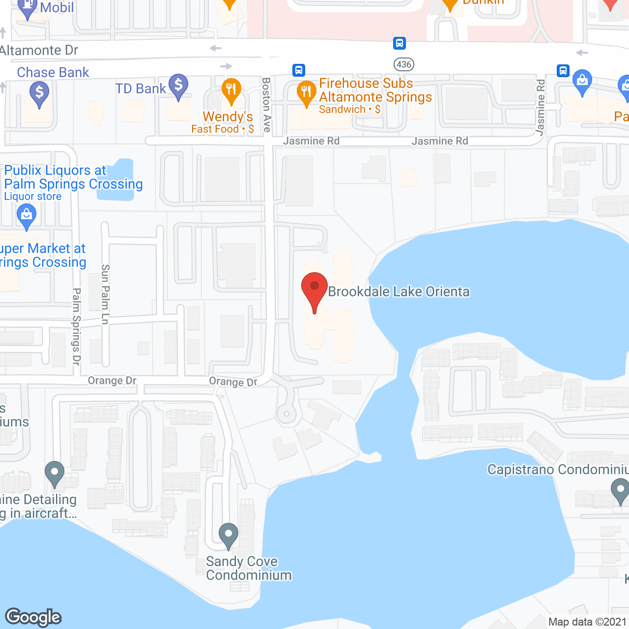 Chancellor Park in google map