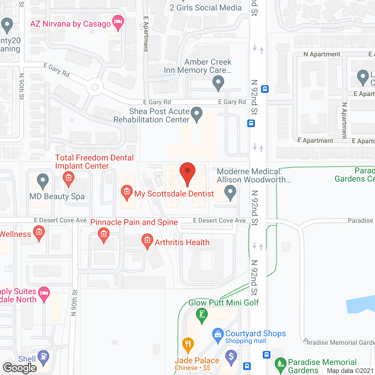 Manor Village At Scottsdale in google map