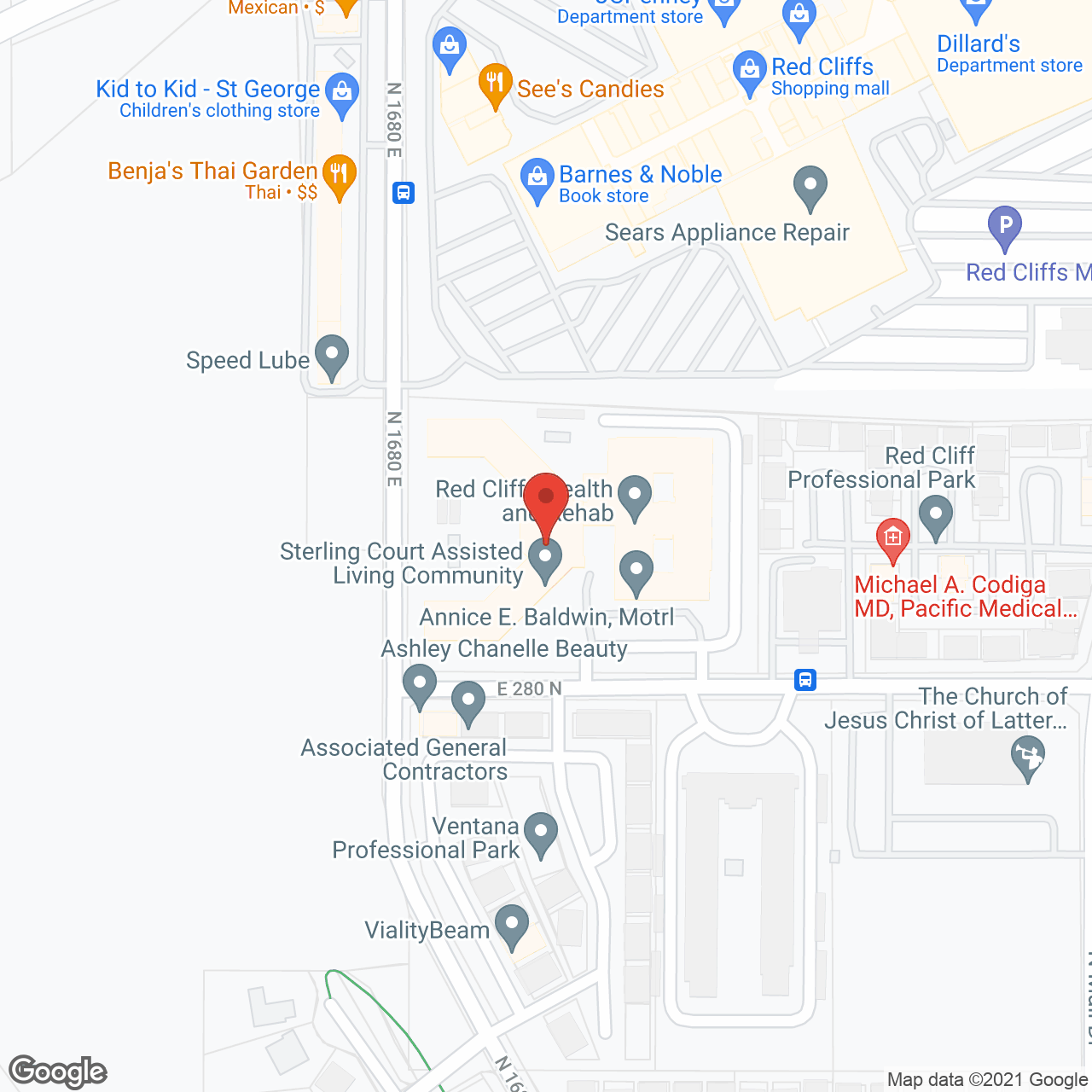 Sterling Court in google map