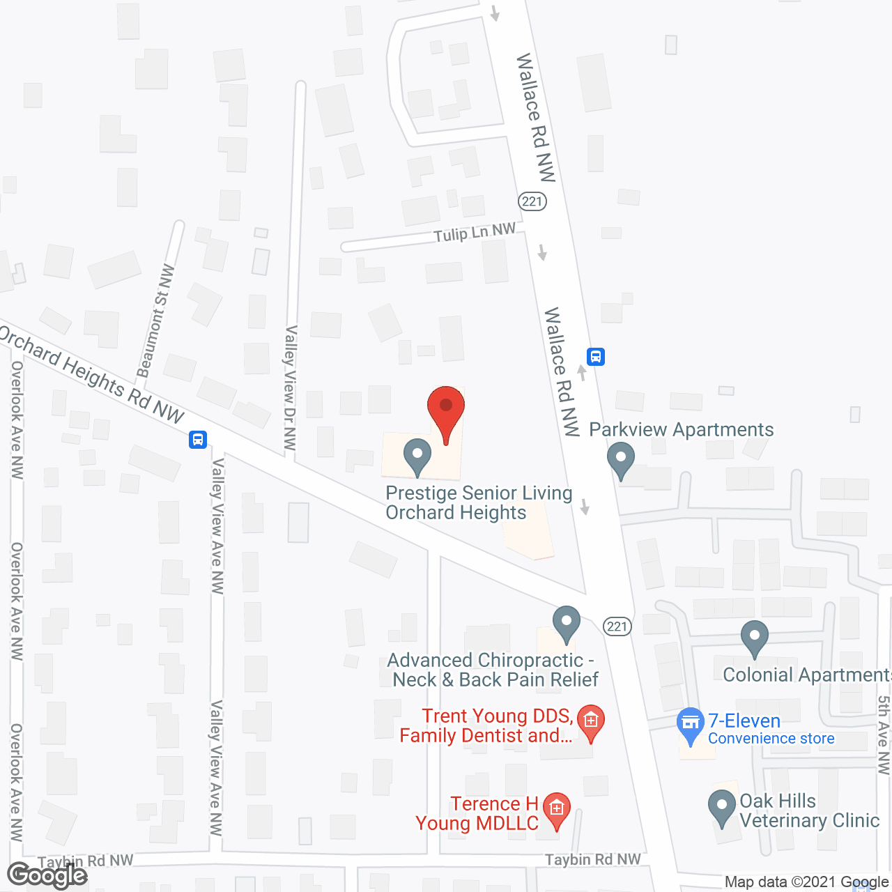 Prestige Senior Living Orchard Heights in google map