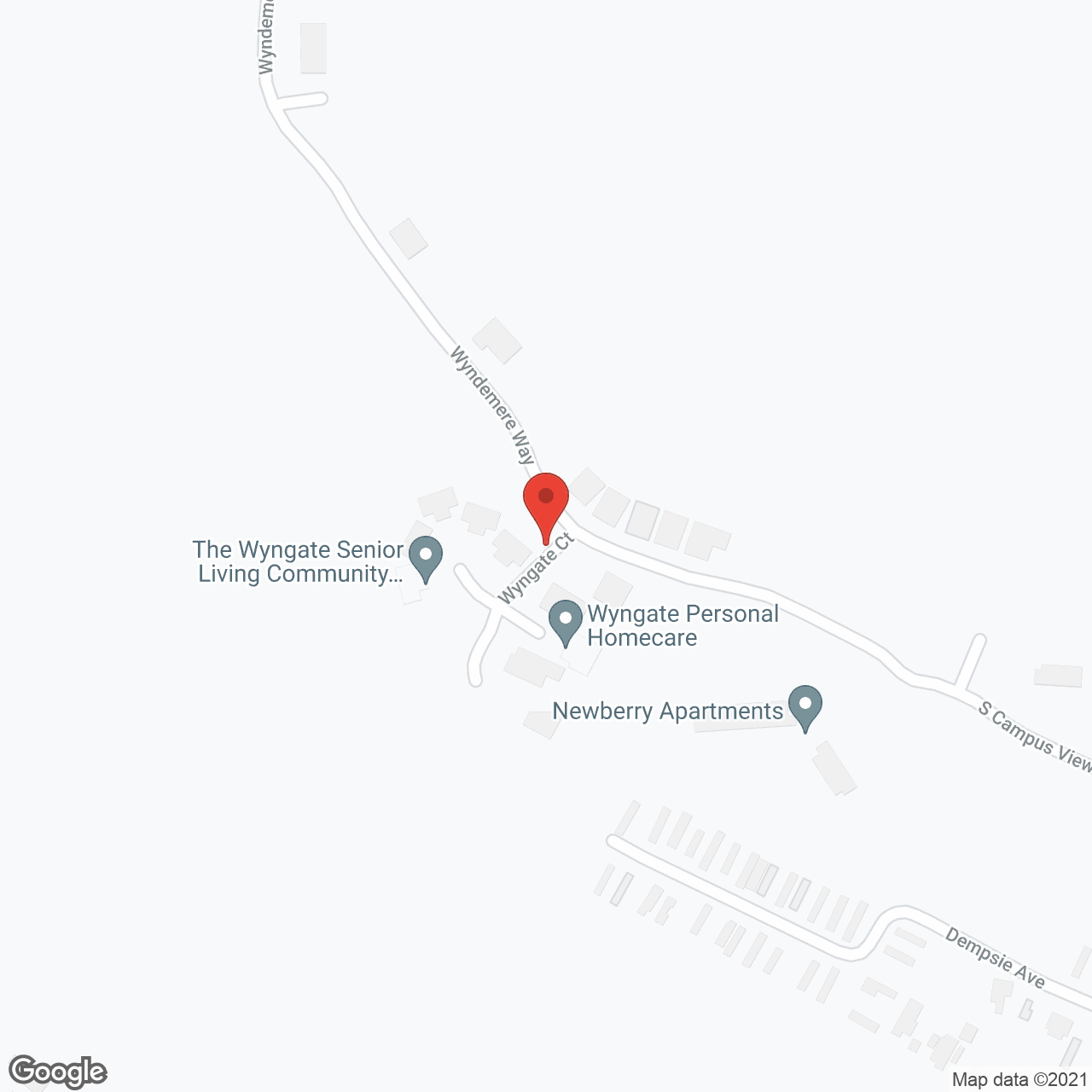 The Wyngate Senior Living Community in google map
