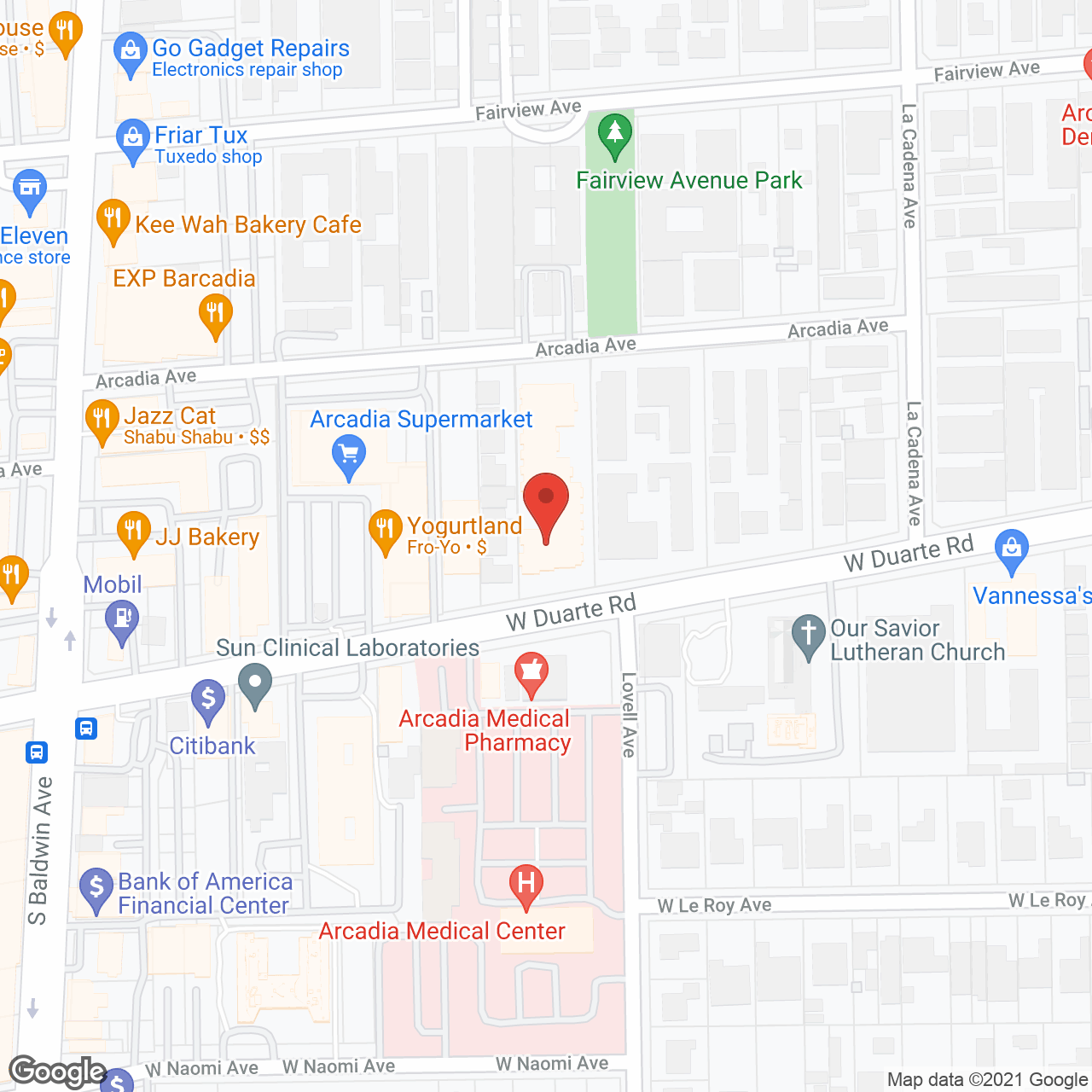 Arcadia Retirement Village in google map