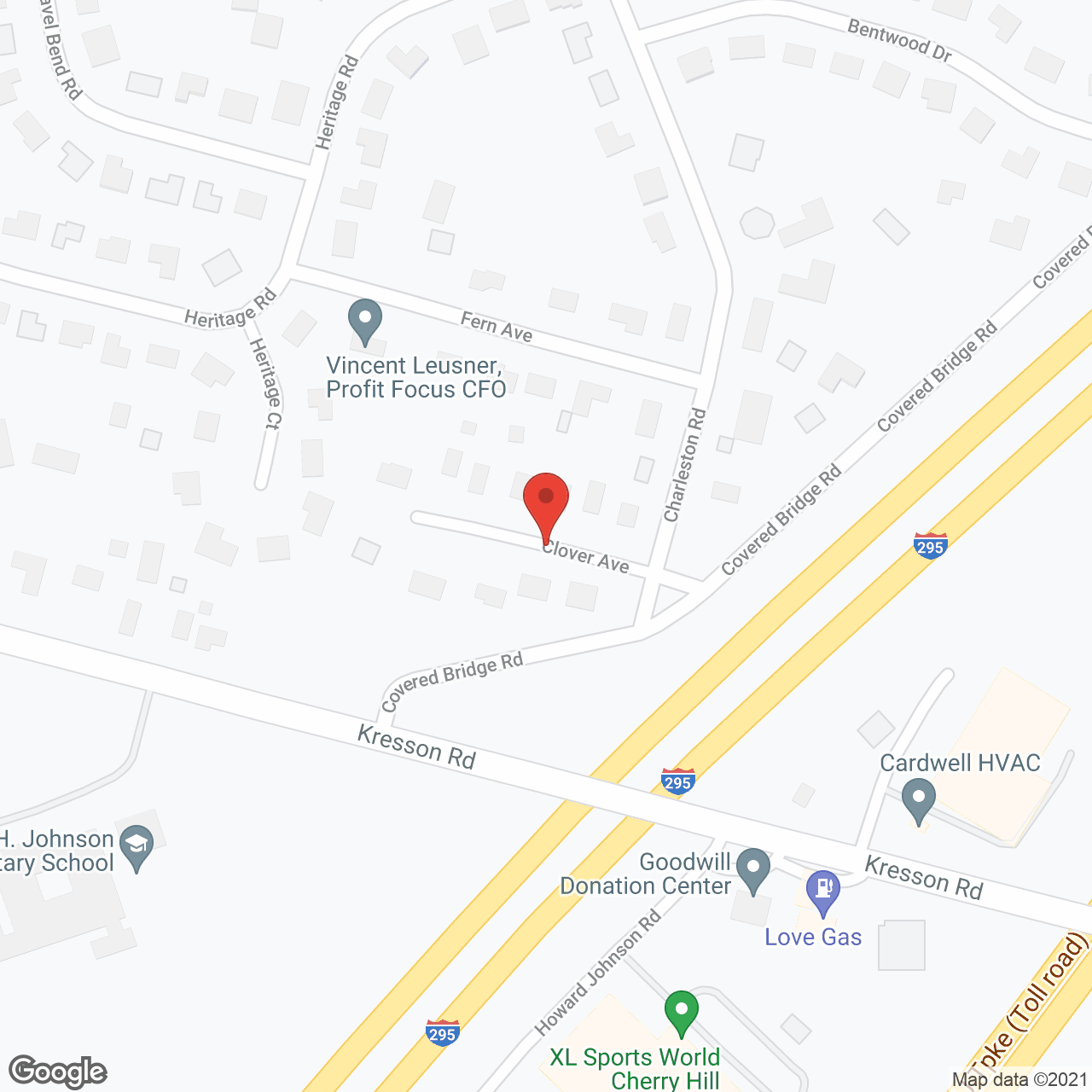 Vista Ridge of Magnolia in google map