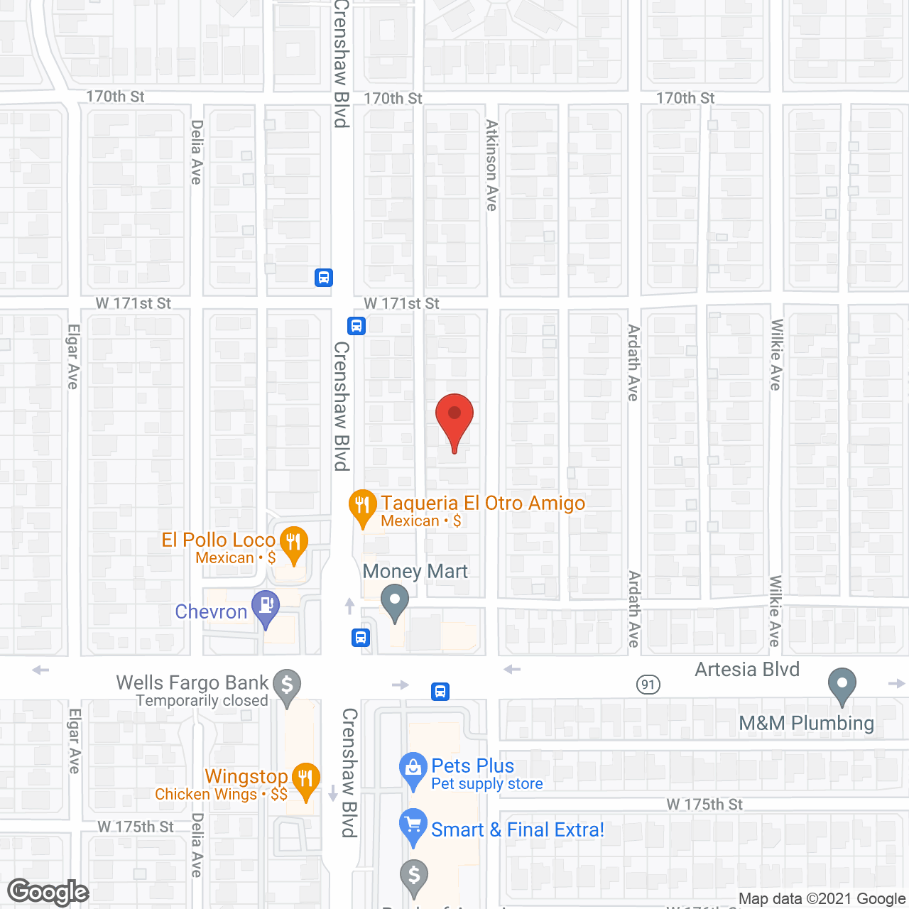 Morningside Terrace in google map