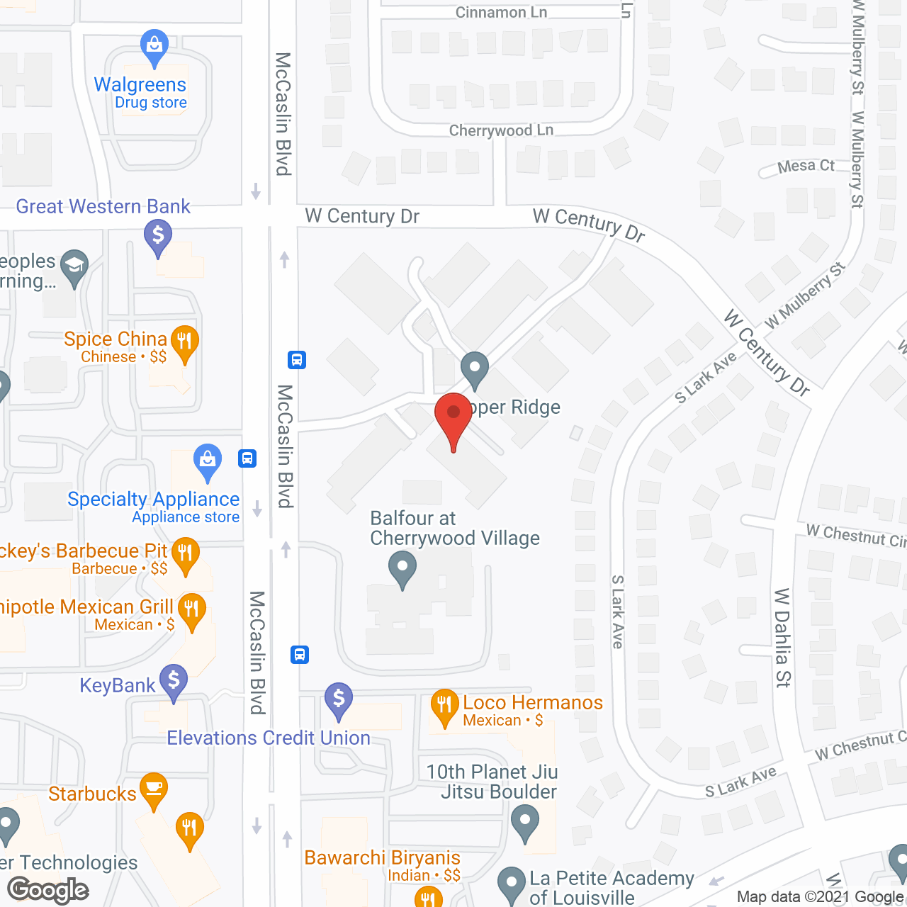 Balfour Cherrywood Village in google map