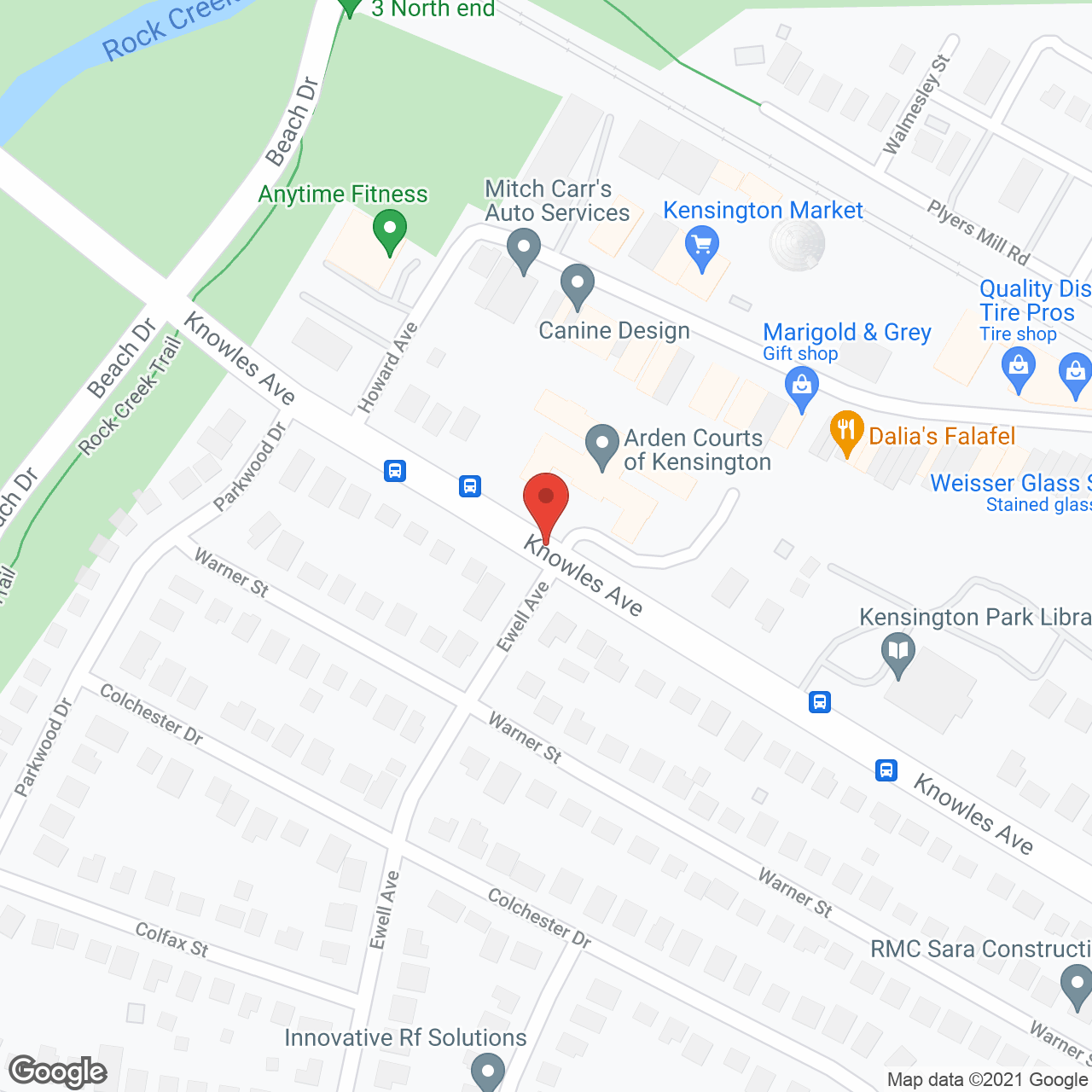 Arden Courts A ProMedica Memory Care Community in Kensington in google map