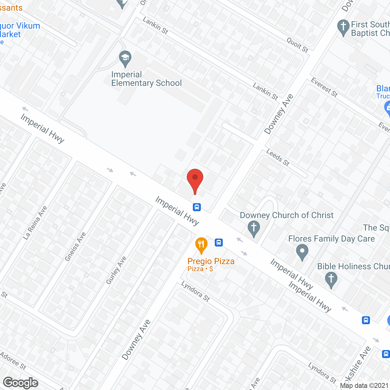 The Villa in google map