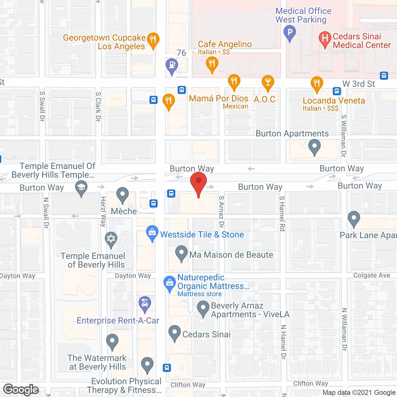 Beverly Hills Carmel Inc. South in google map
