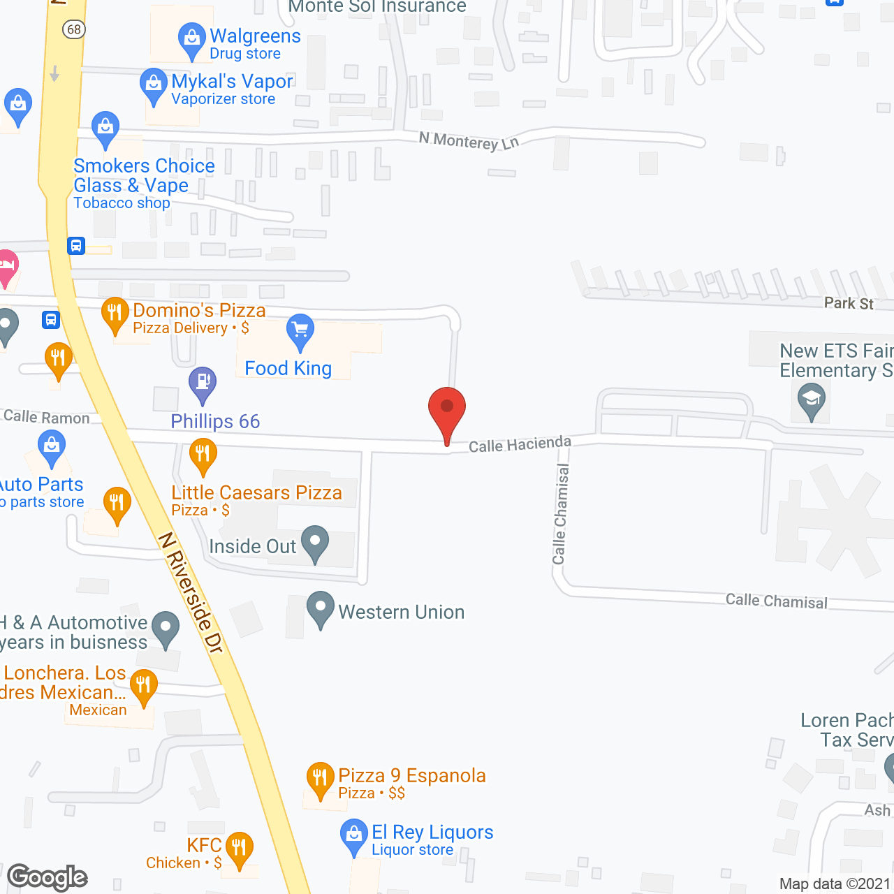 Hacienda De Salud in google map