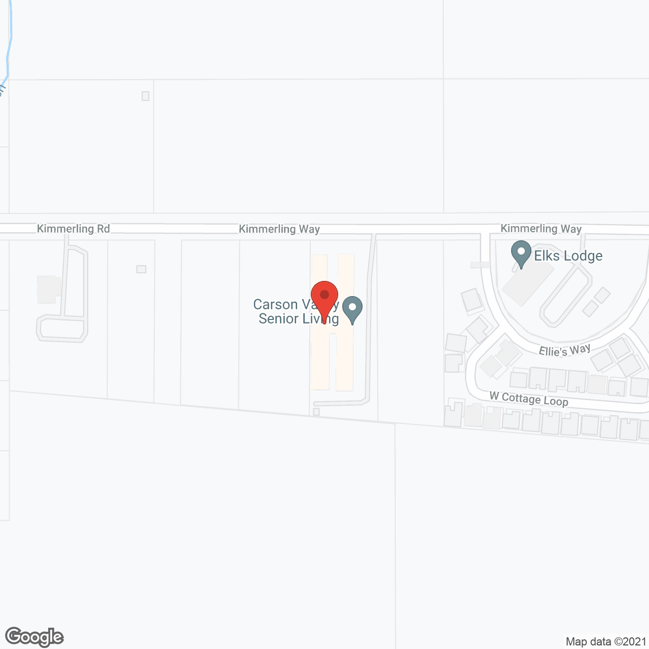 Carson Valley Senior Living in google map