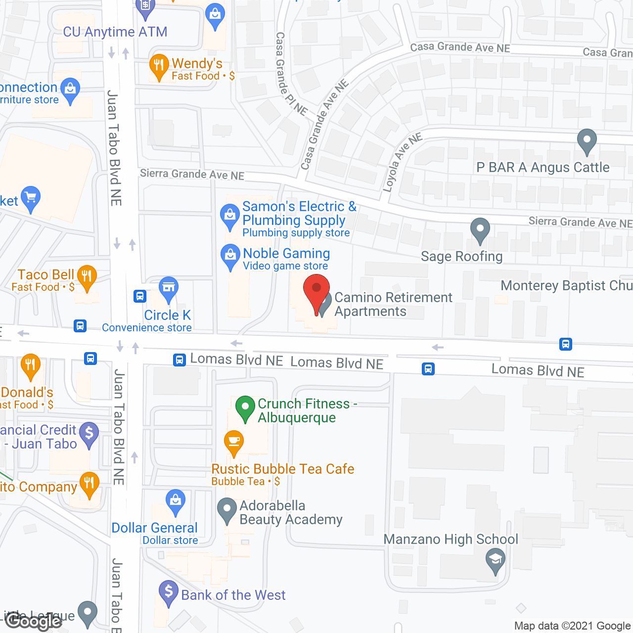 Camino Retirement Apartments in google map