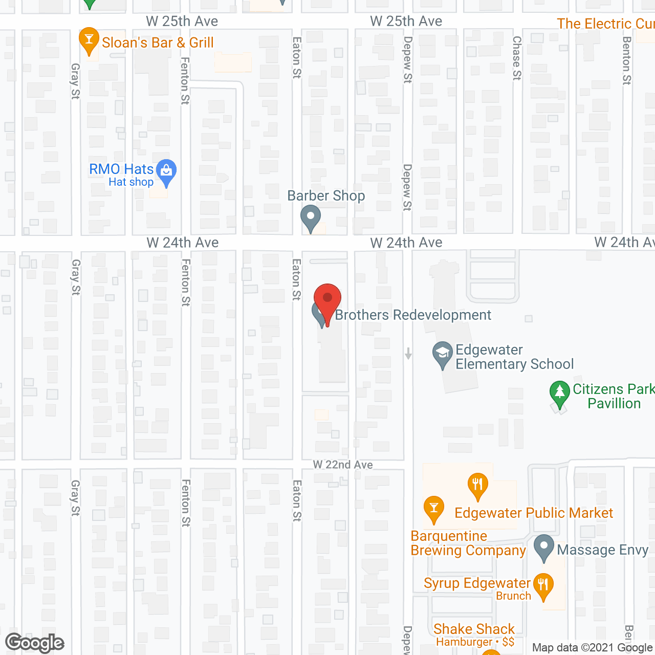 Edgewater Plaza in google map