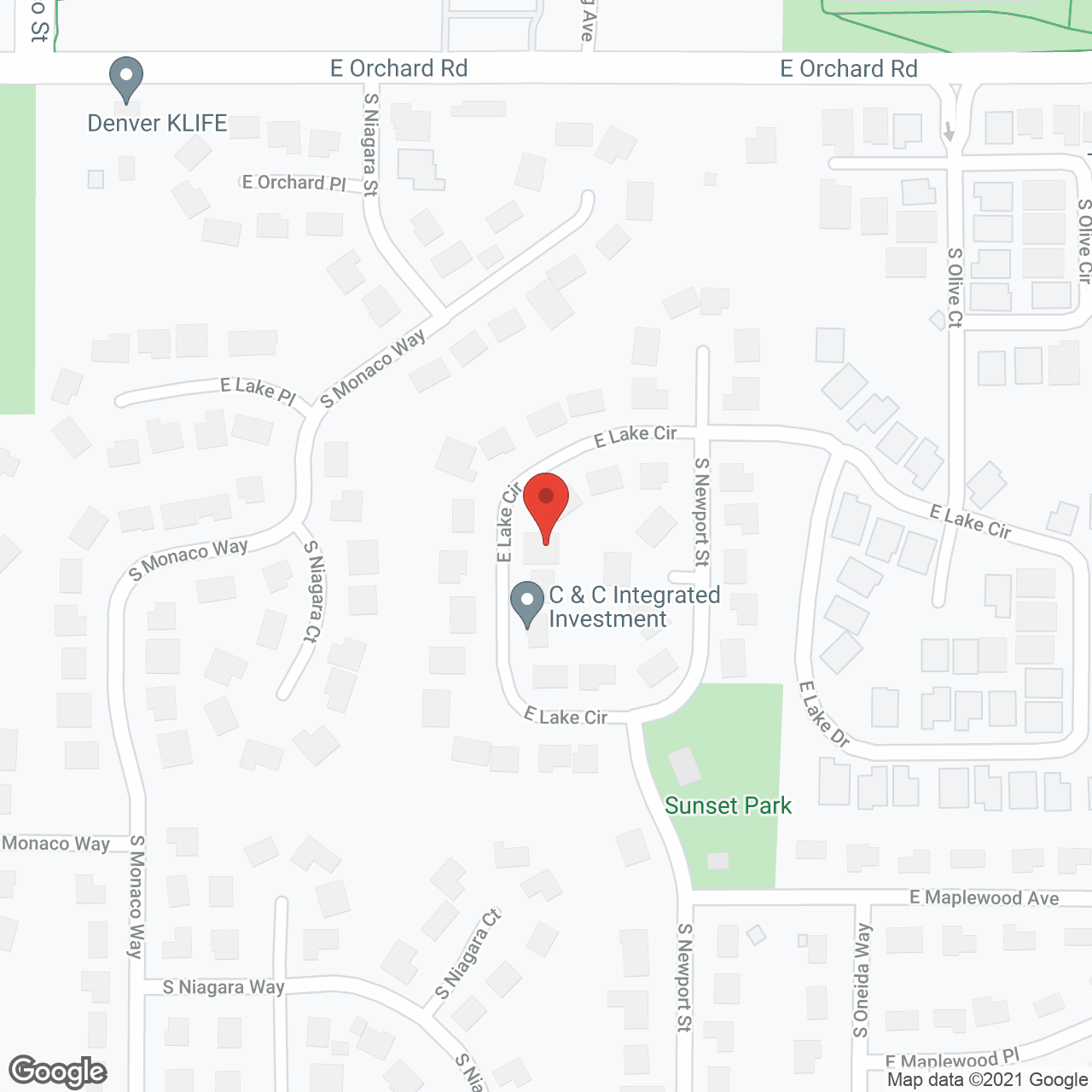 Senior Residences in google map