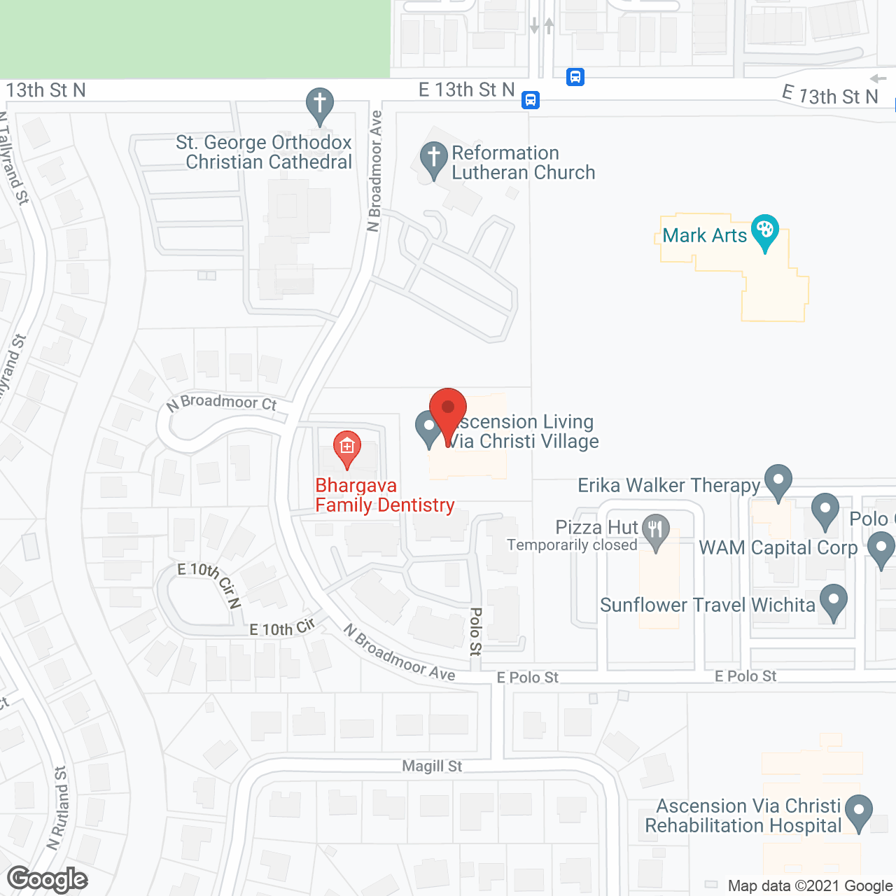 Ascension Living Via Christi Village - Broadmoor in google map