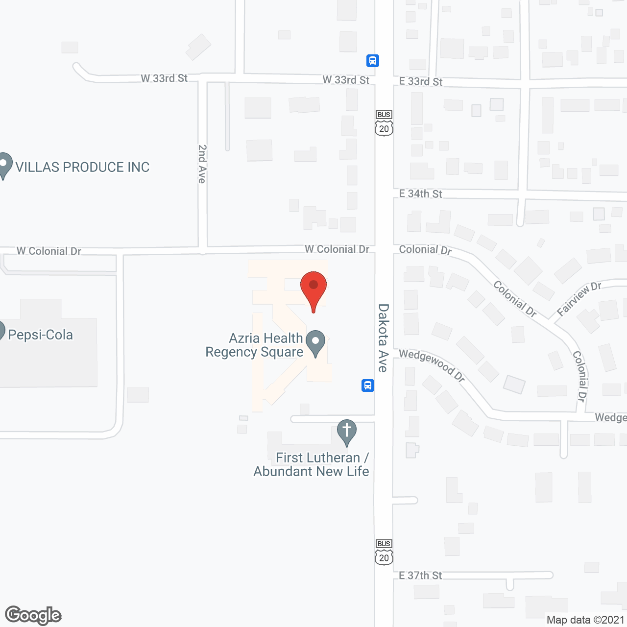 Regency Square in google map