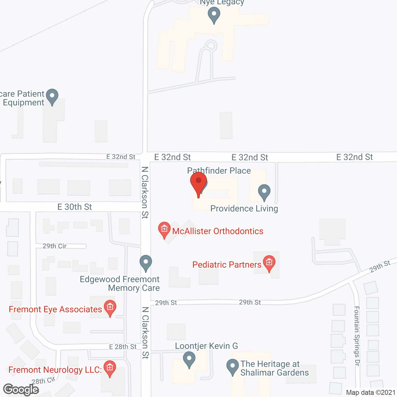 Pathfinder Place in google map