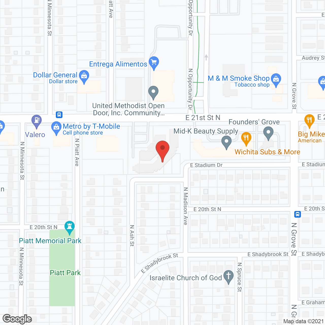 Plaza North Senior Residences in google map