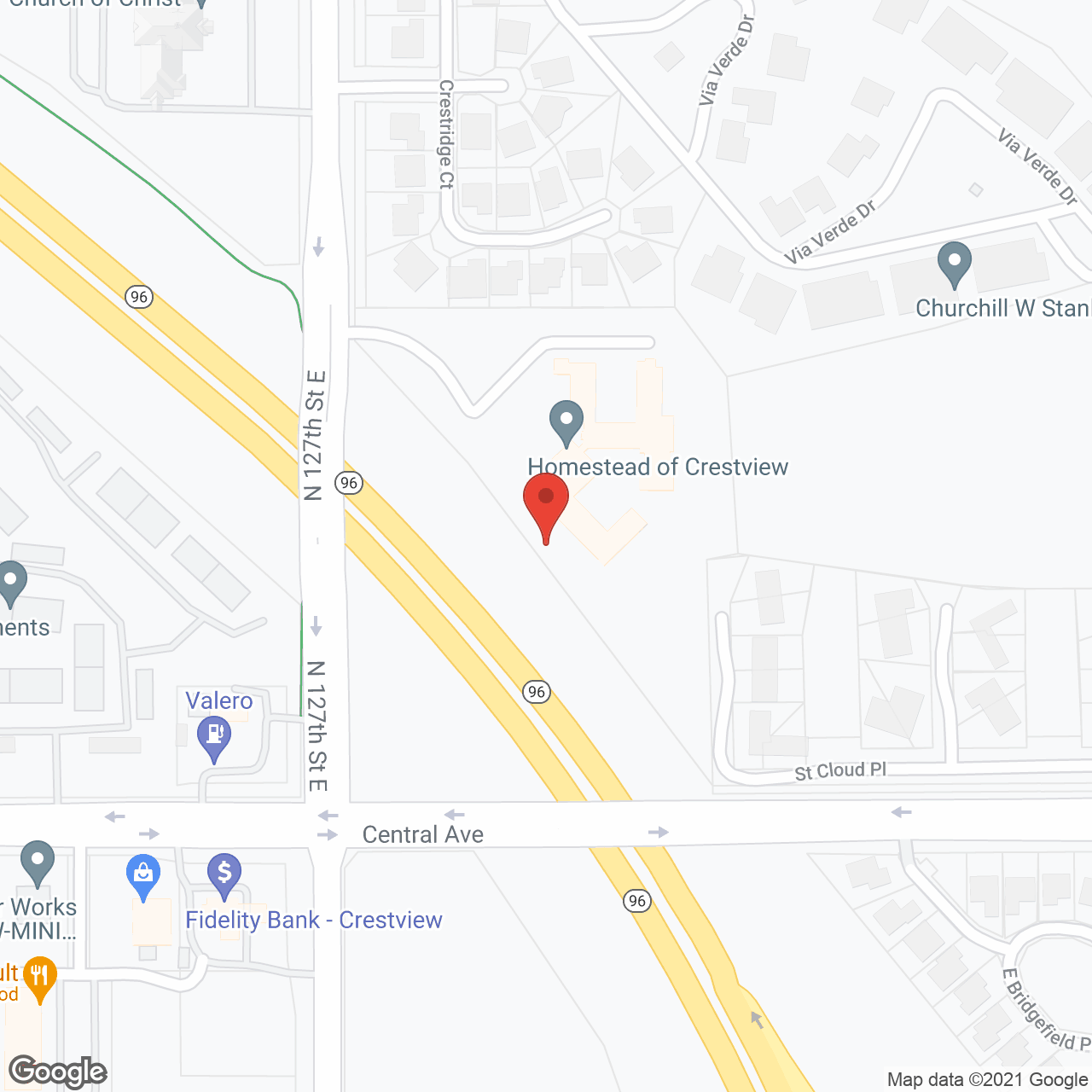 Homestead of Crestview in google map