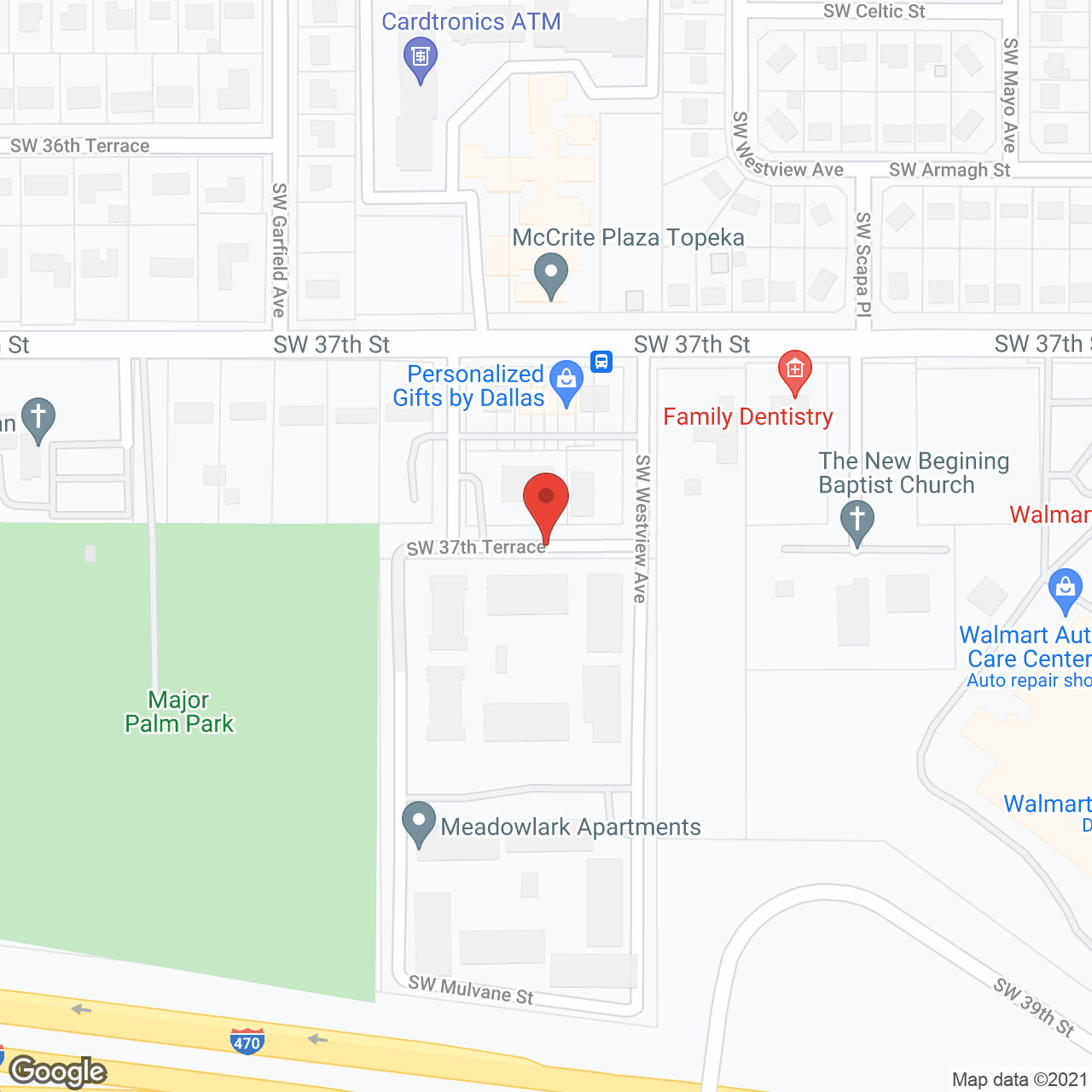 McCrite Plaza Retirement Comm DUP in google map