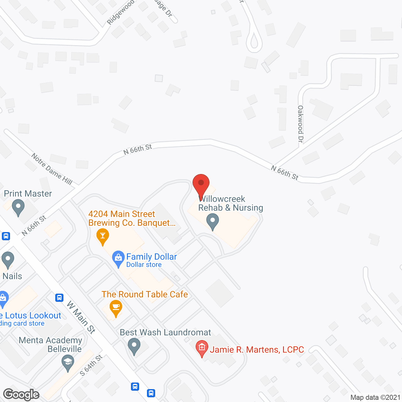 Helia Healthcare of Belleville in google map