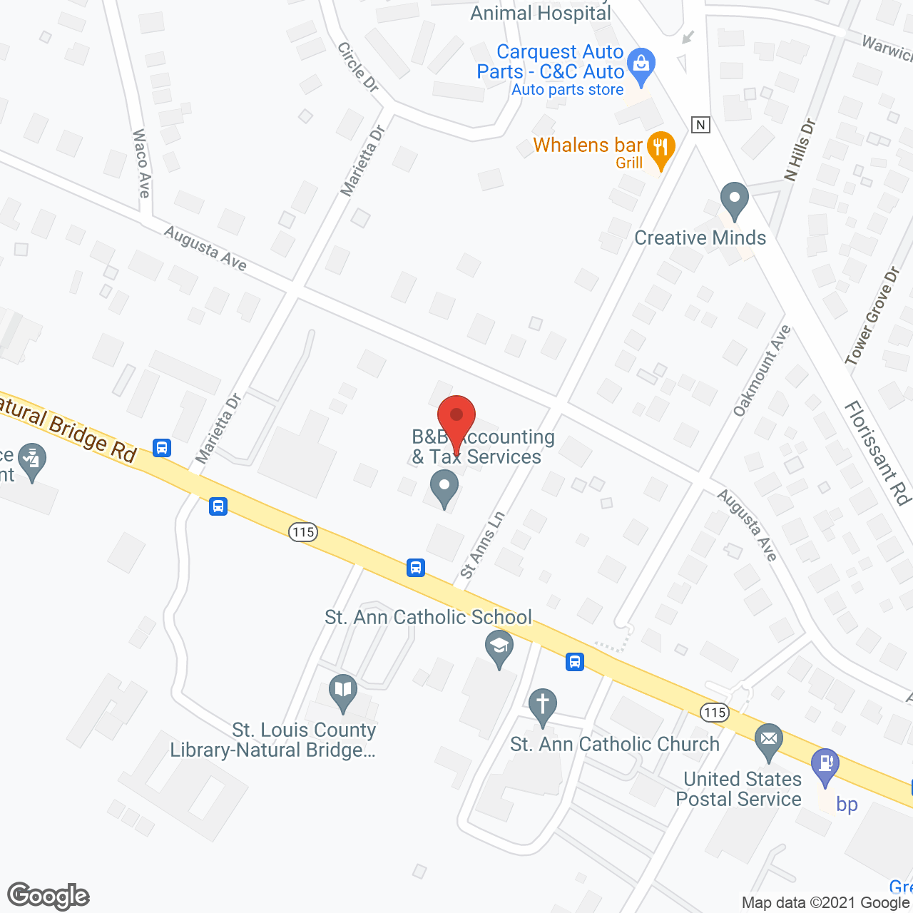 Sabbath Manor in google map