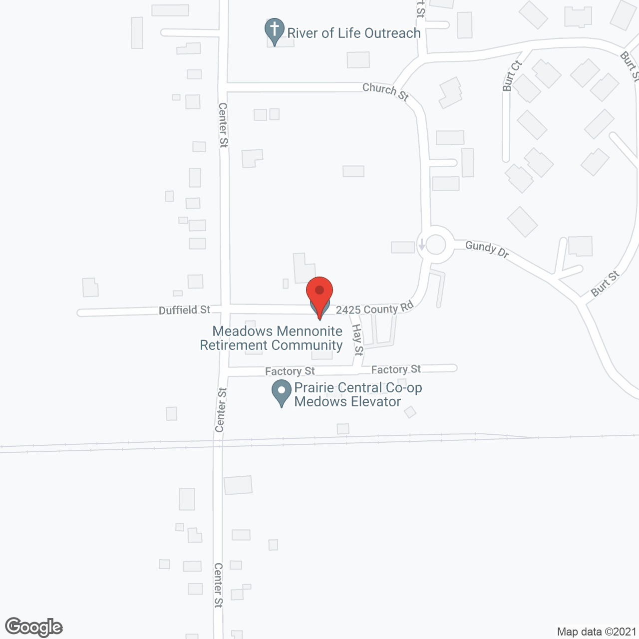 Meadows Mennonite Home in google map