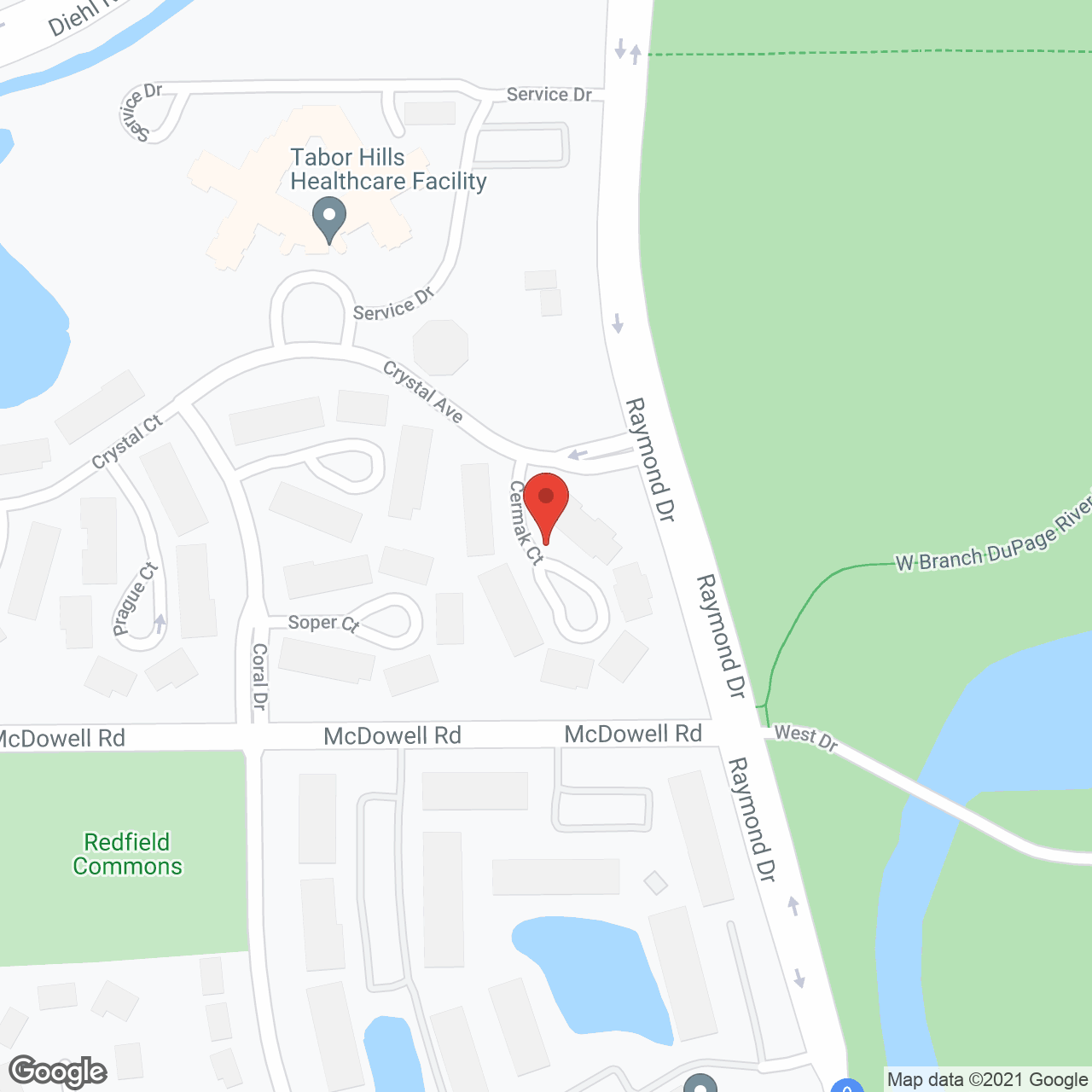 Tabor Hills Supportive Living Community in google map