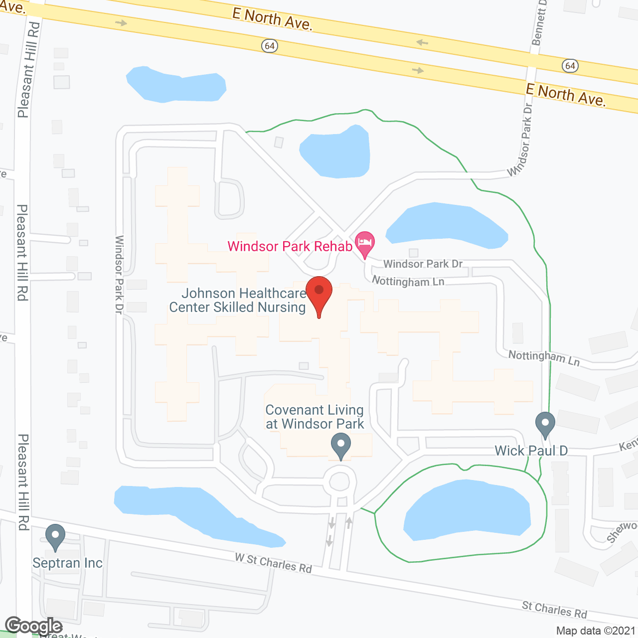 Windsor Park Manor in google map