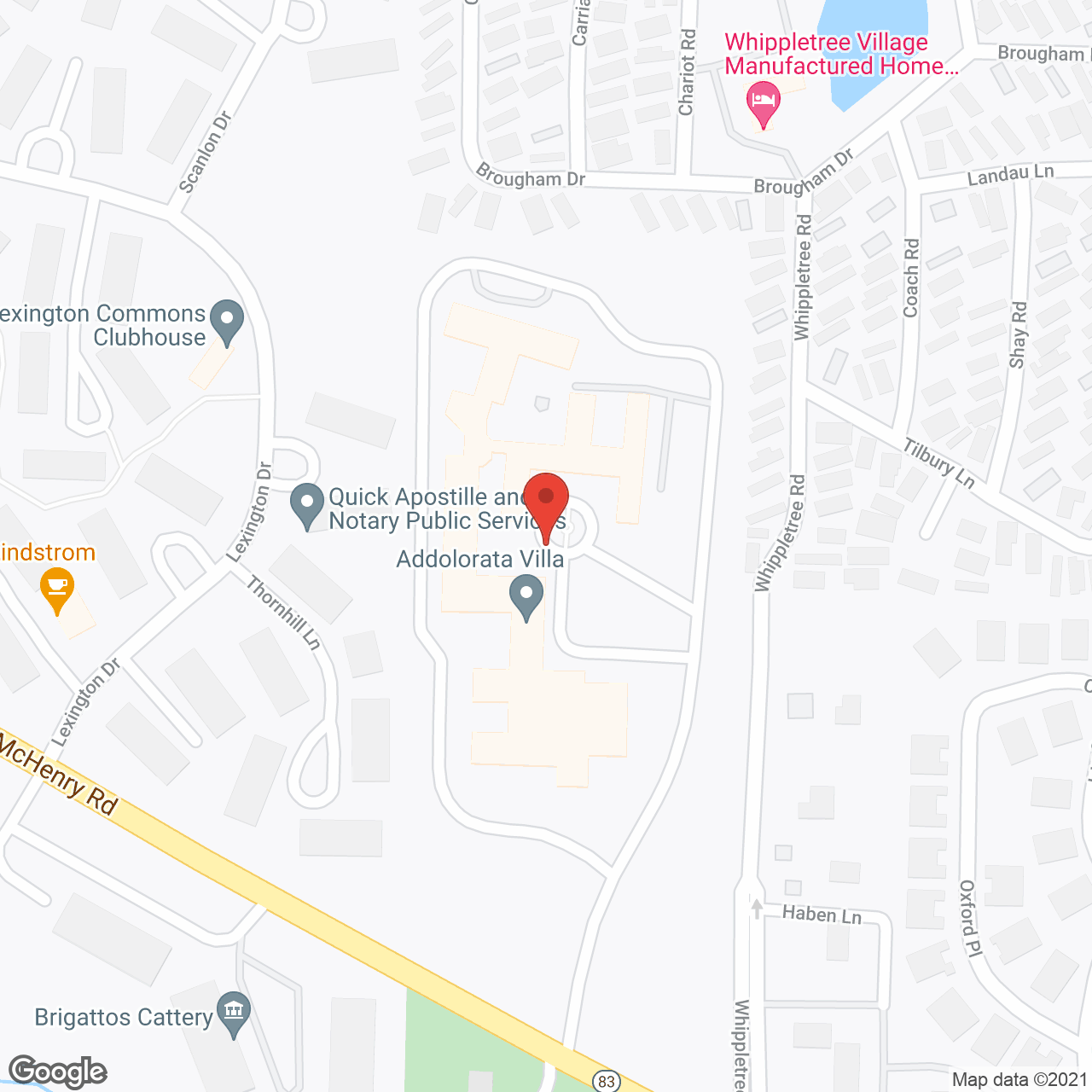 Addolorata Villa in google map