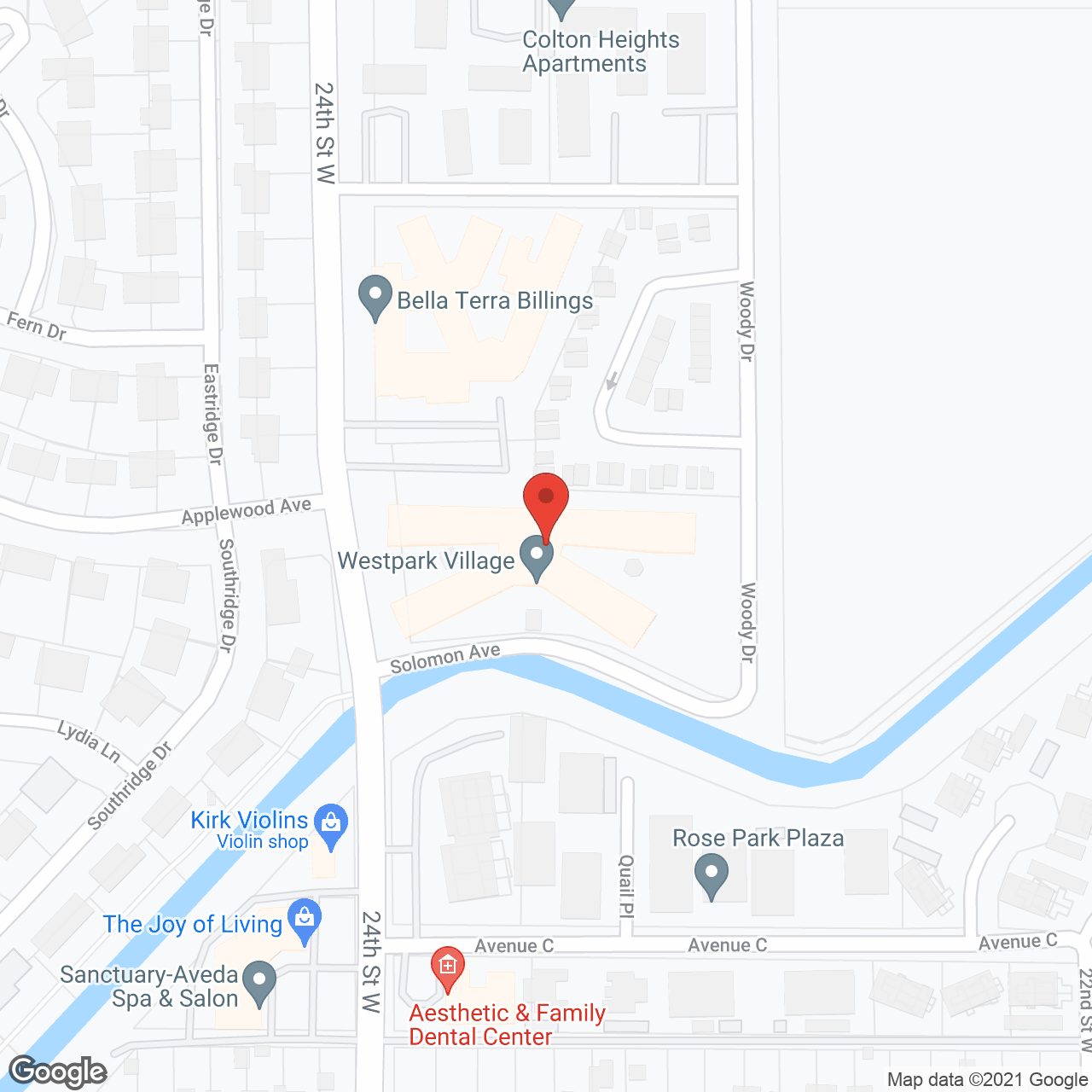 Westpark Village in google map