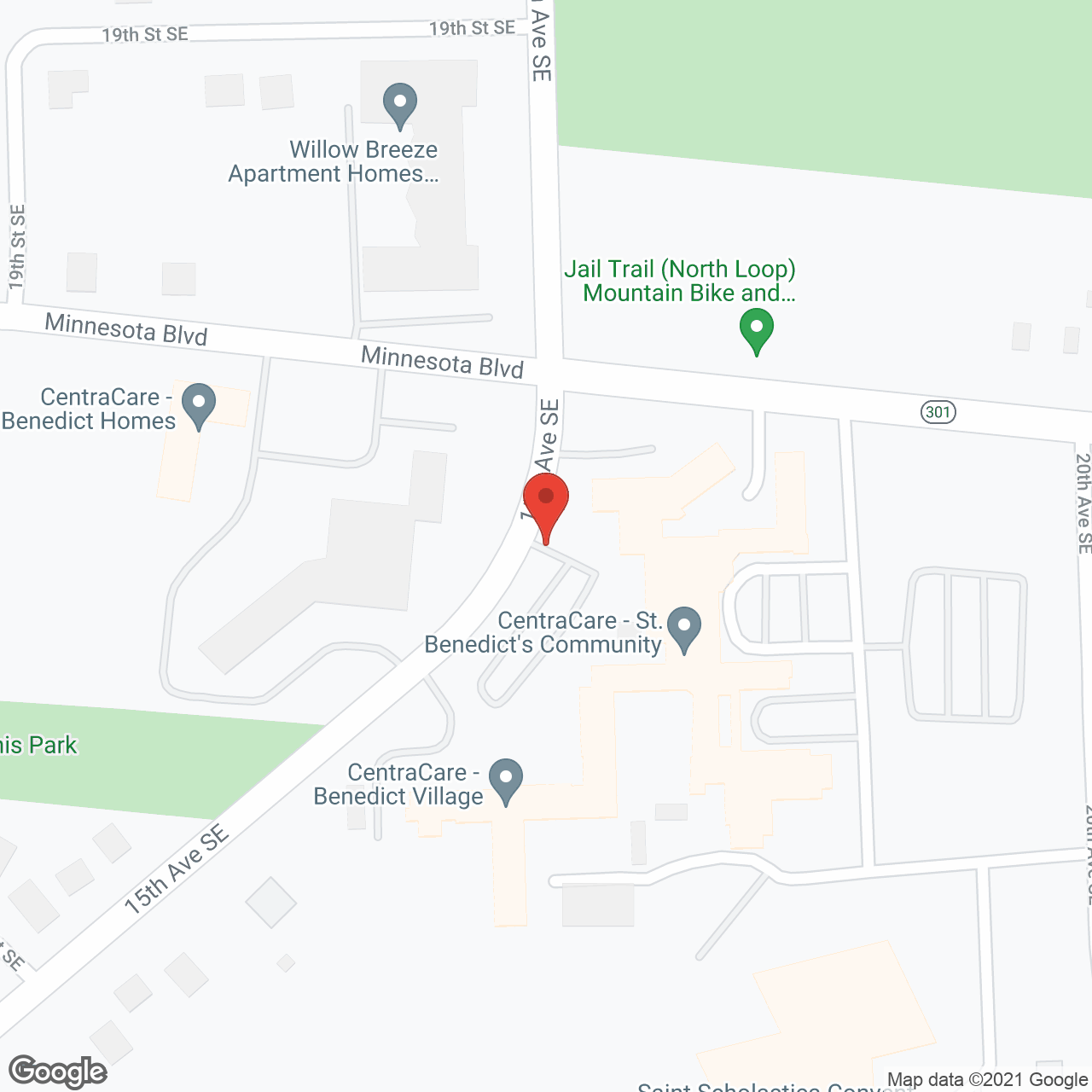 Benedict Court in google map