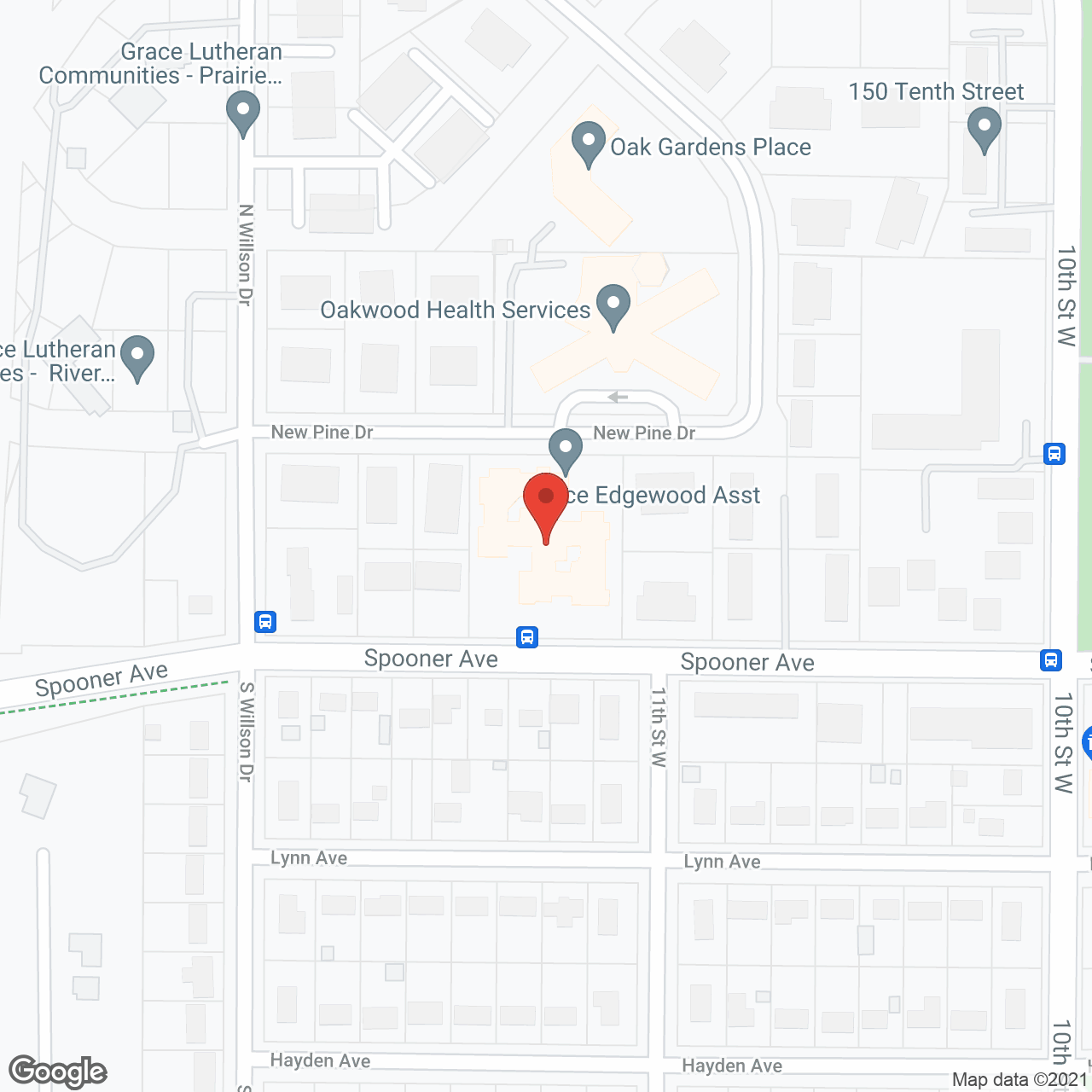 Grace Edgewood-Assisted Living in google map