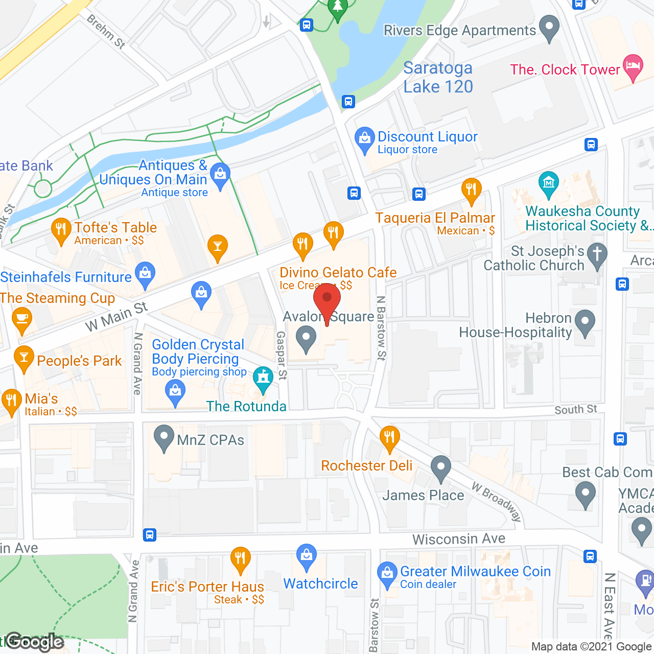 Avalon Square in google map