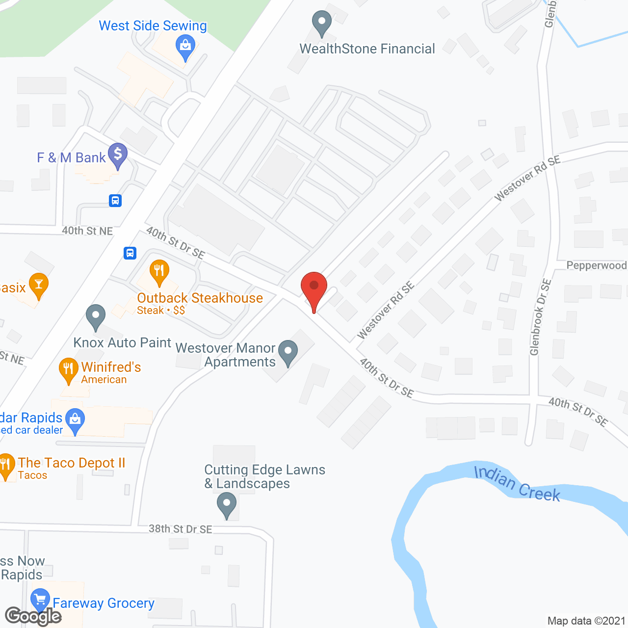 Westover Manor in google map
