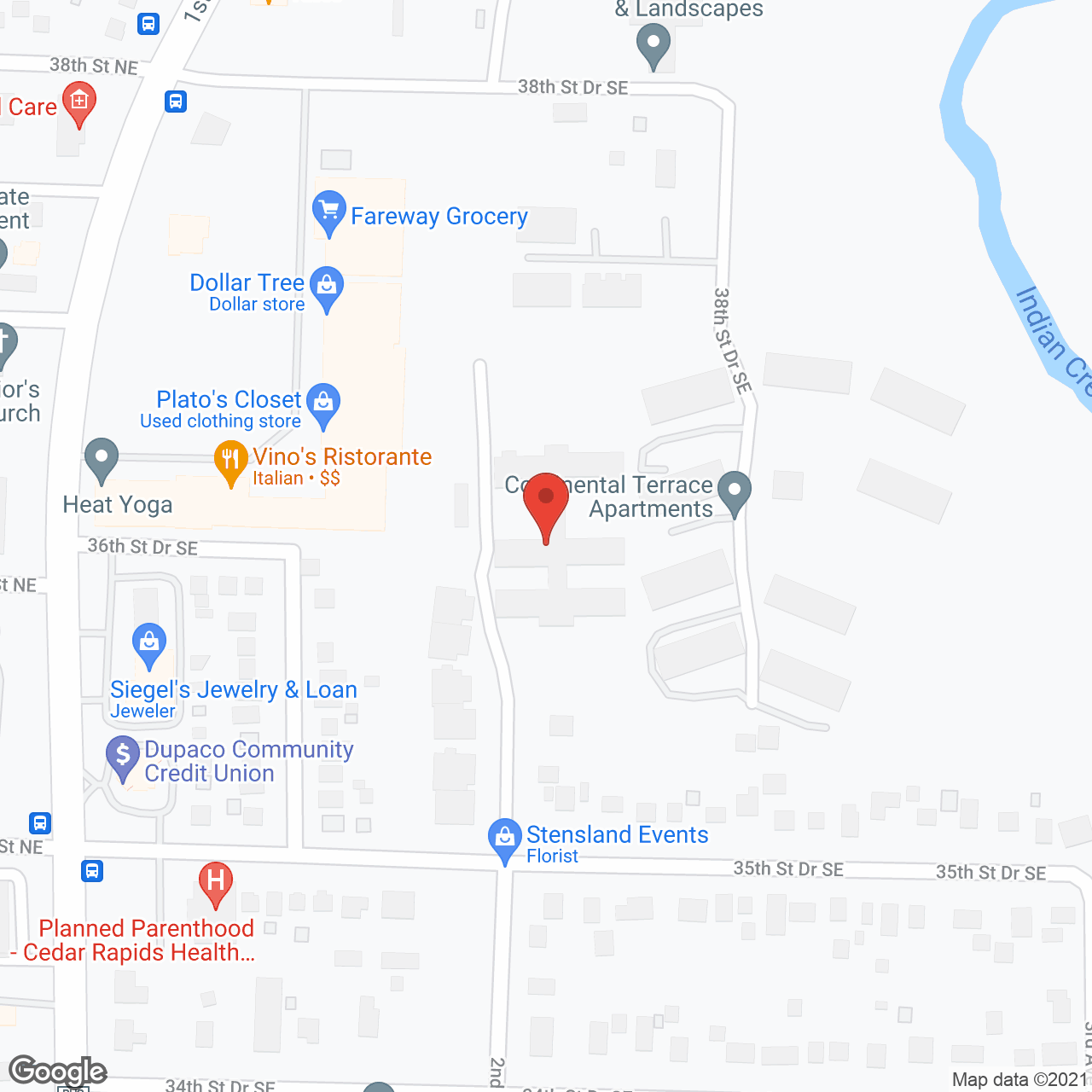 Garnett Place in google map