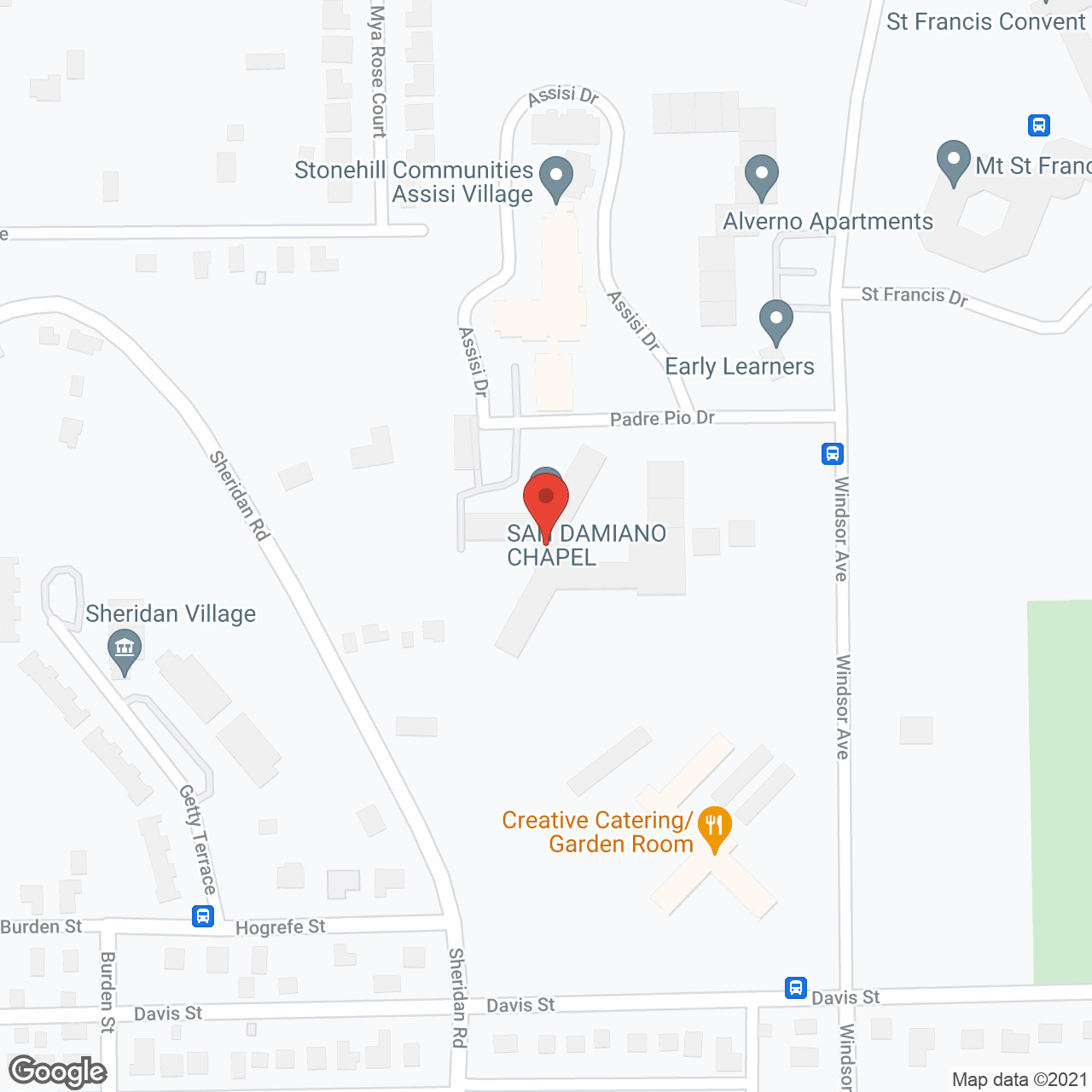 Stonehill Care Ctr in google map