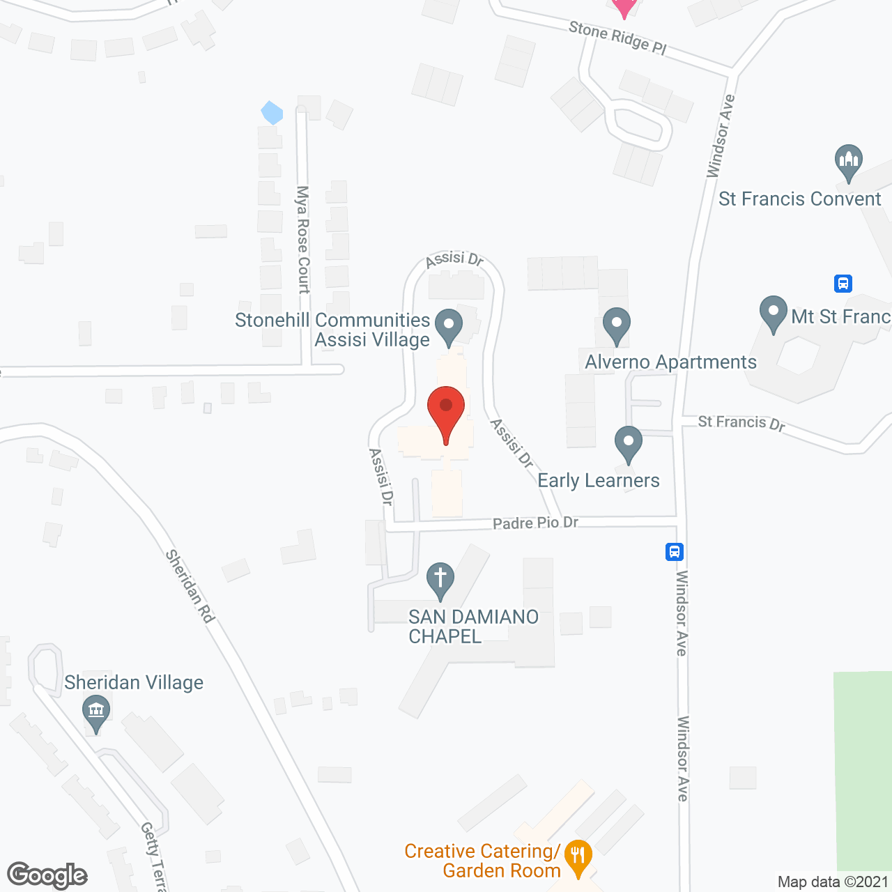 Assisi Village Of Stonehill in google map