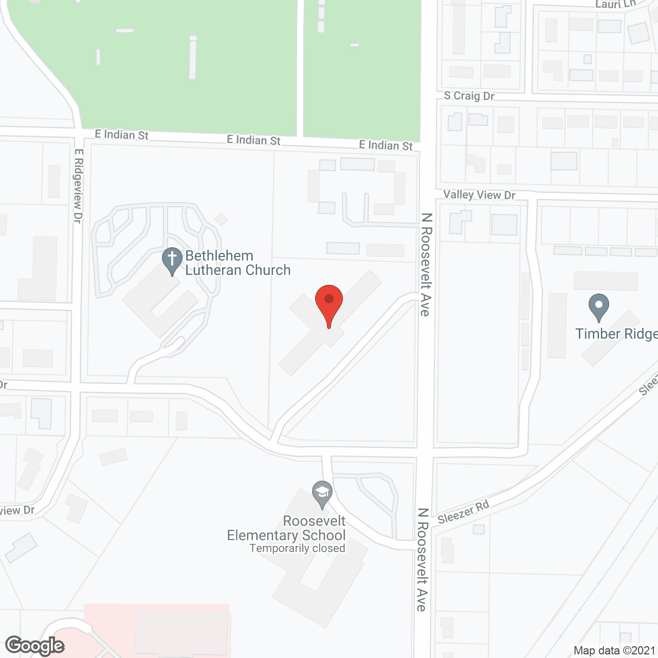 Cherokee Villa in google map