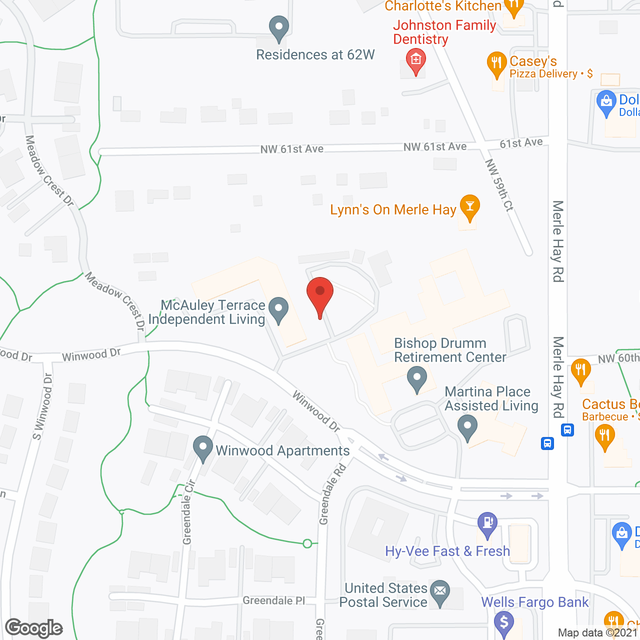 Bishop Drumm Retirement Center in google map