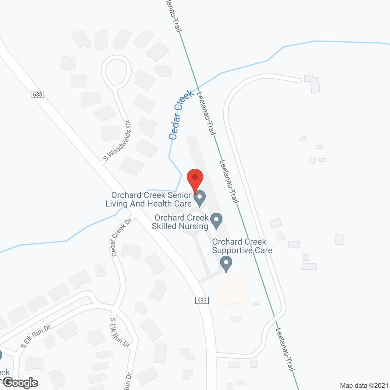 Orchard Creek Assisted Living in google map