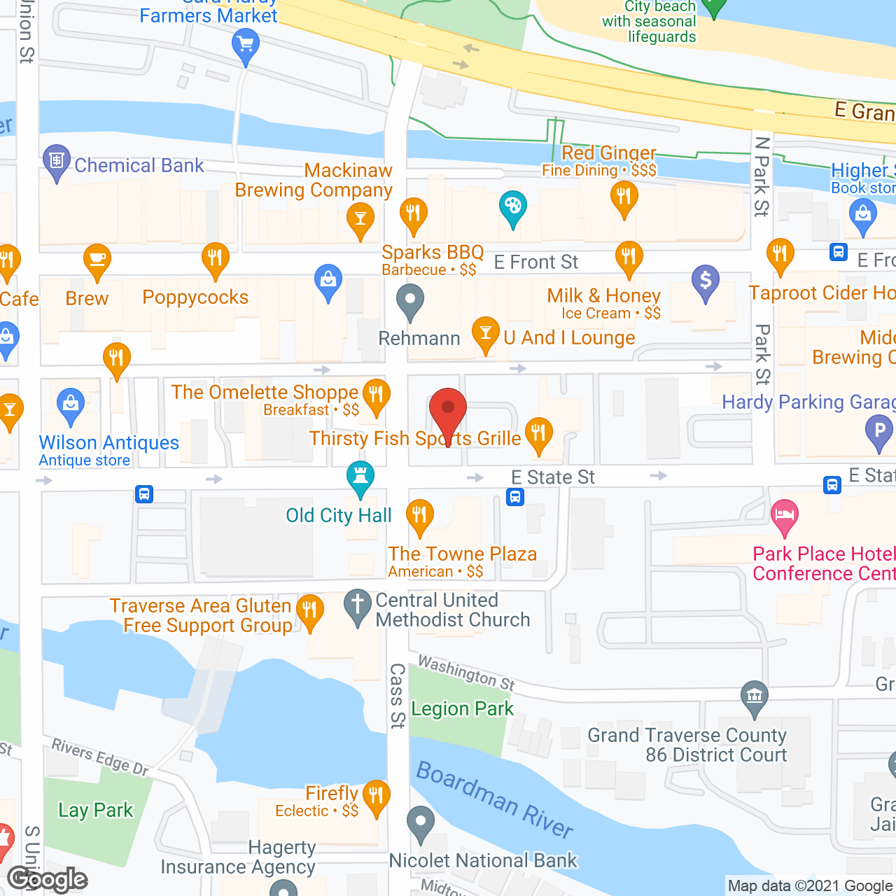 Grand Traverse Pavilions in google map